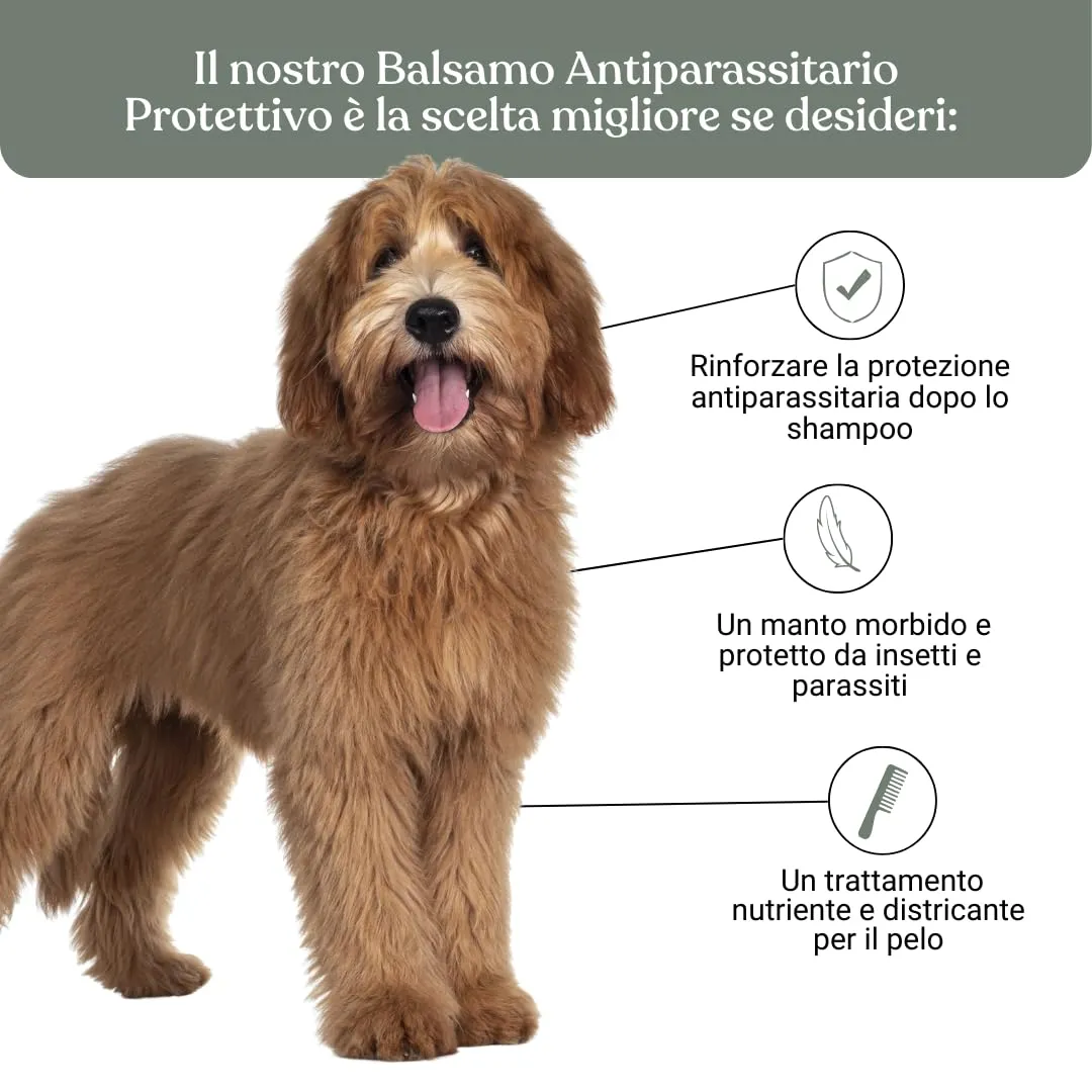 Bau Balsamo Cane Antiparassitario con Olio di Neem e Aloe Vera, 250ml - immagine 3