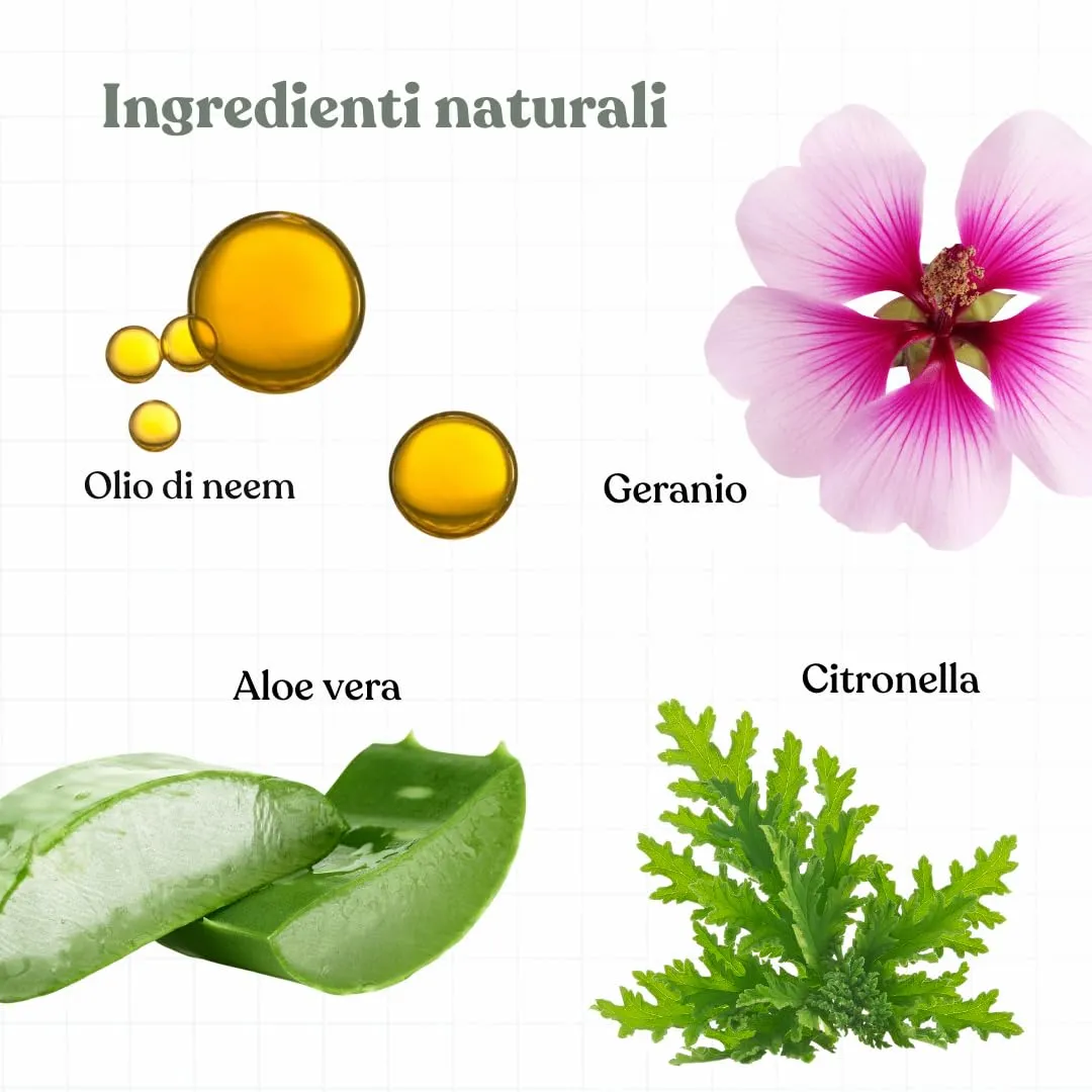 Bau Balsamo Cane Antiparassitario con Olio di Neem e Aloe Vera, 250ml - immagine 5