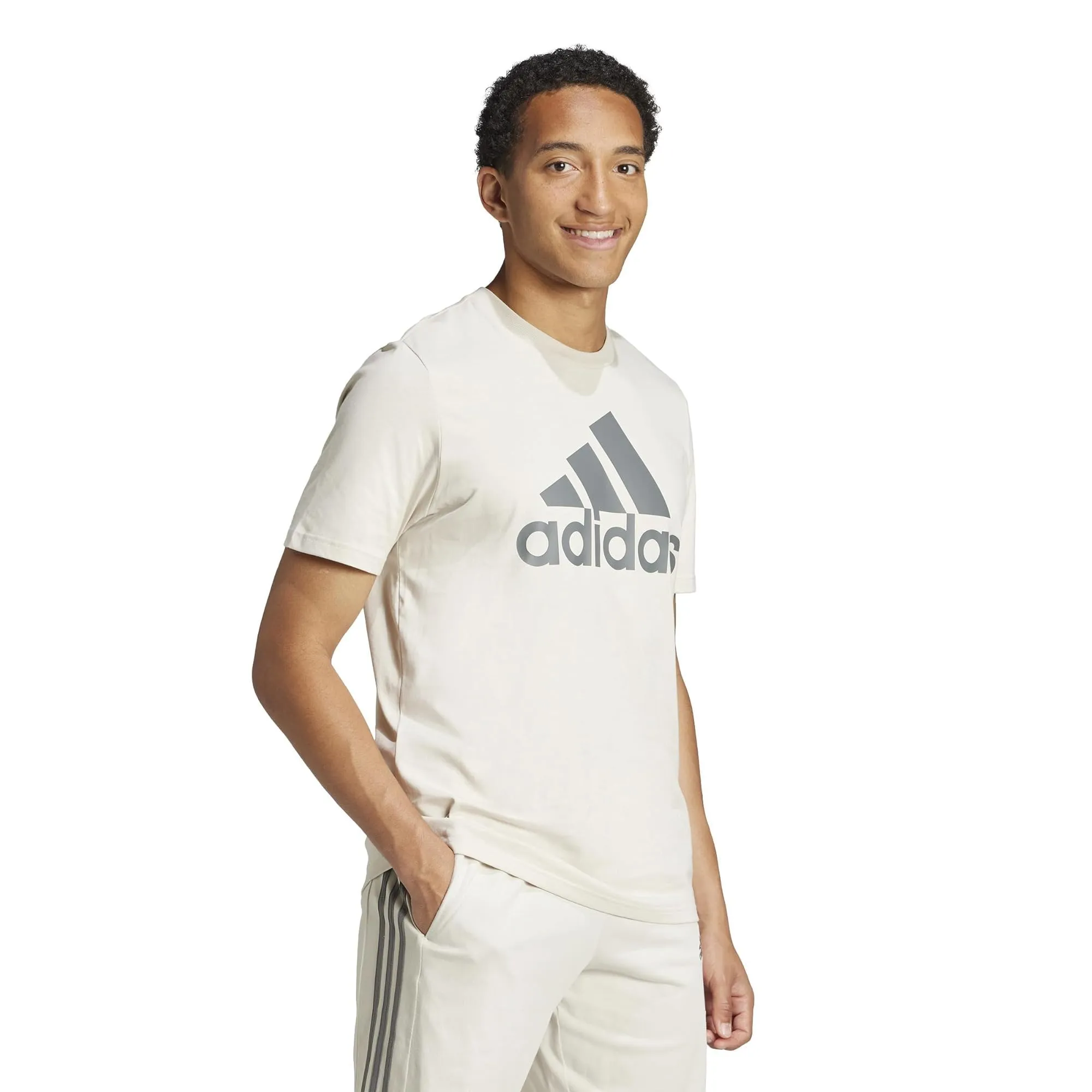 adidas Uomo M BL SJ T, Allumina/Grigio, M - immagine 1