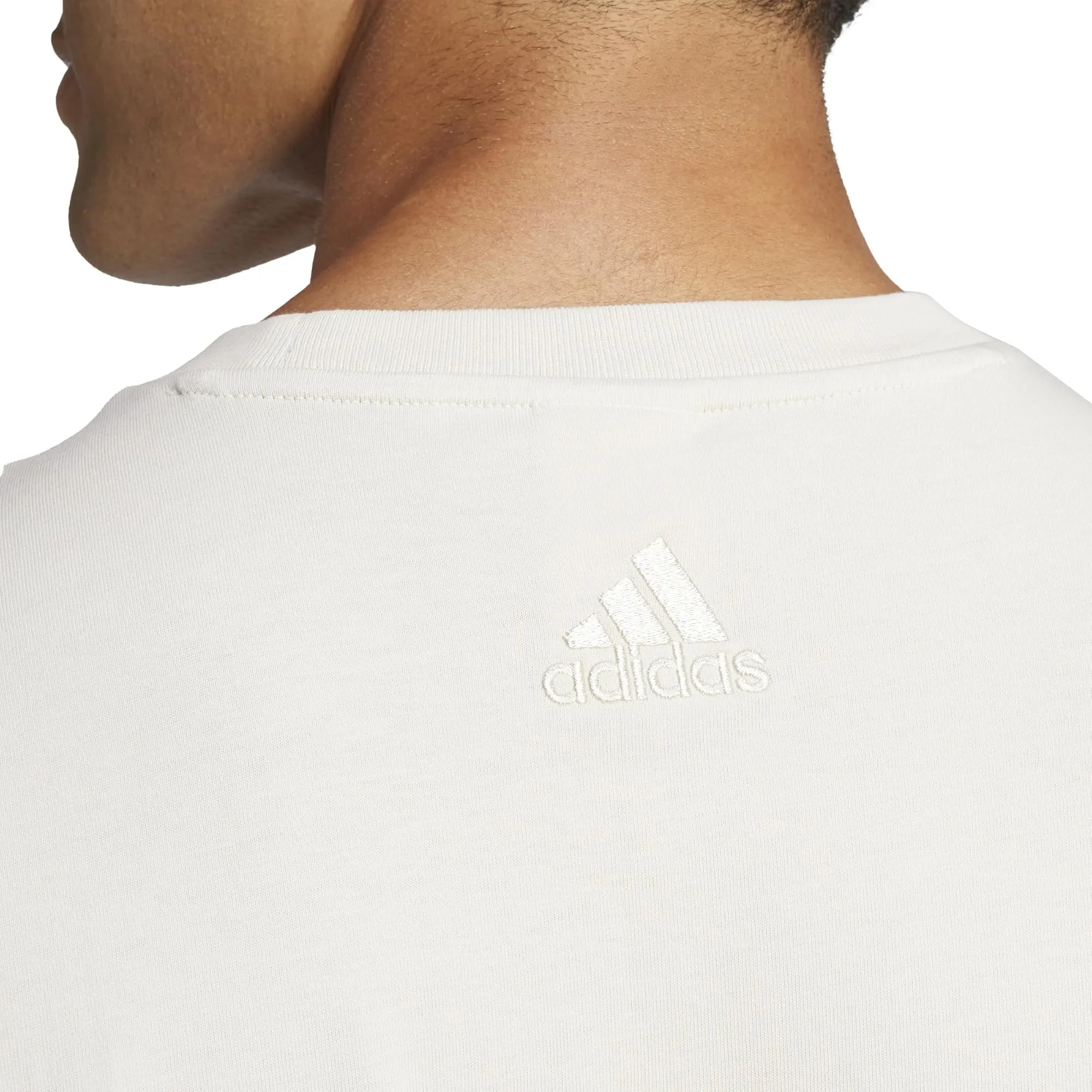 adidas Uomo M BL SJ T, Allumina/Grigio, M - immagine 3