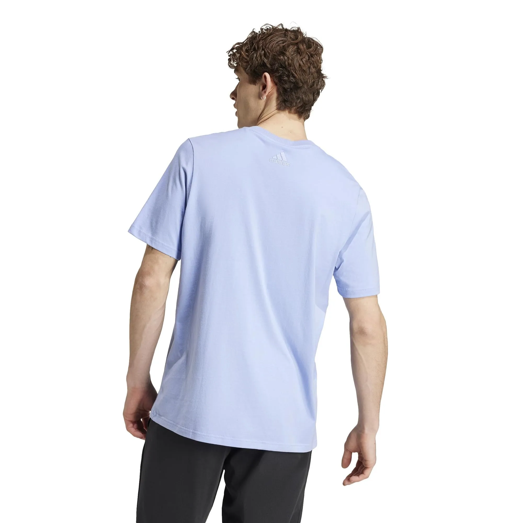 adidas Originals Sport Essentials Tee, Blue Spark/Nero, M - immagine 2
