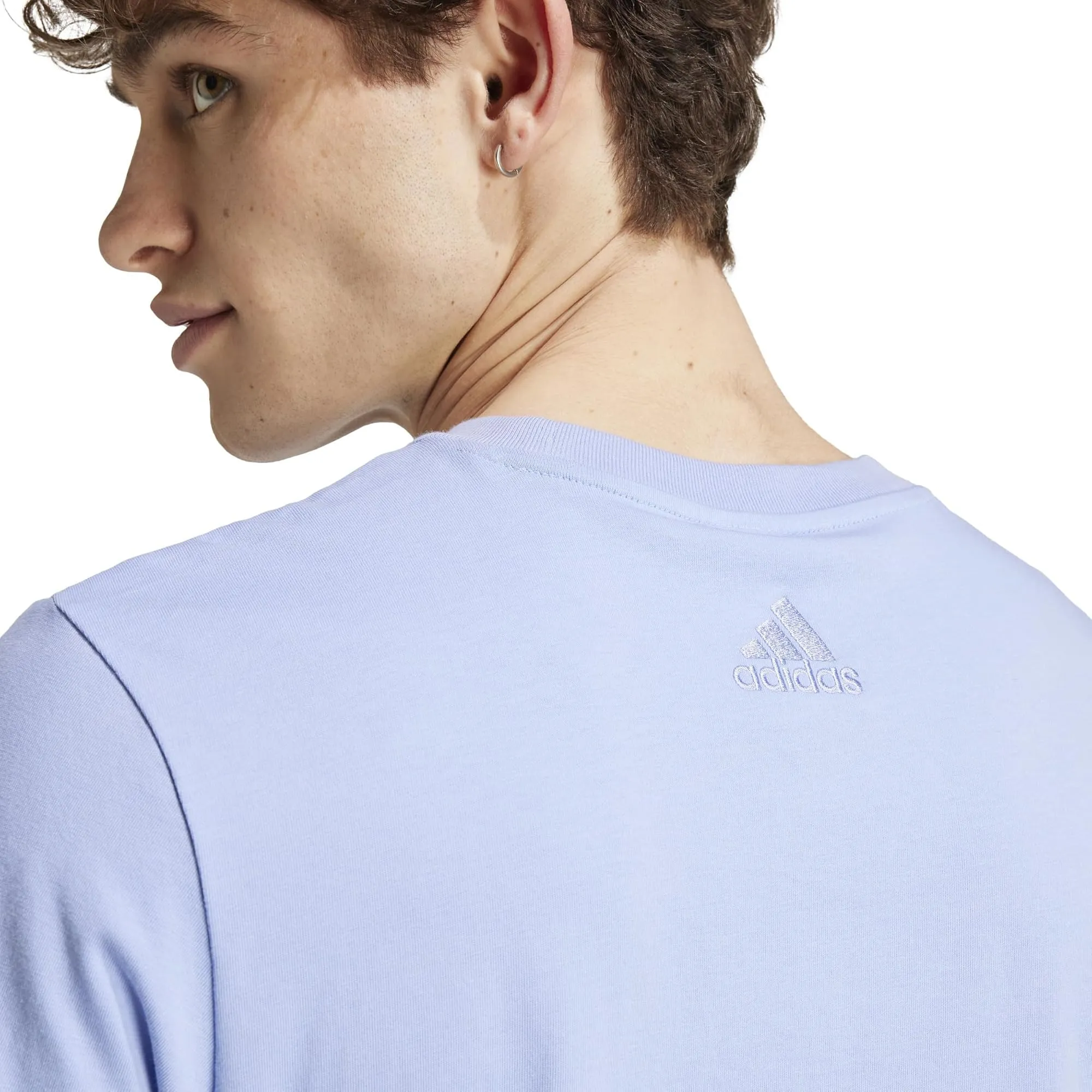 adidas Originals Sport Essentials Tee, Blue Spark/Nero, M - immagine 3
