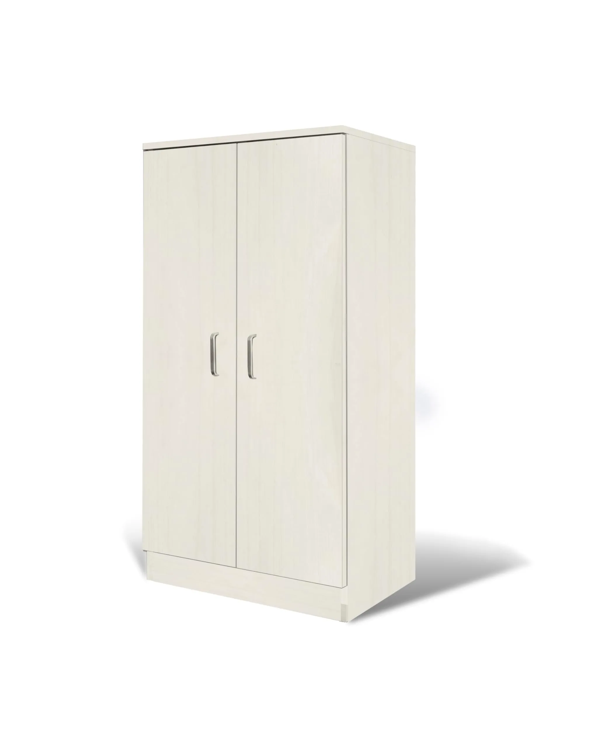 eacommerce Mobile Armadio Multiuso in Legno Scarpiera 2 Ante 6 Ripiani 55x36x108H cm Bianco Nordico - immagine 1