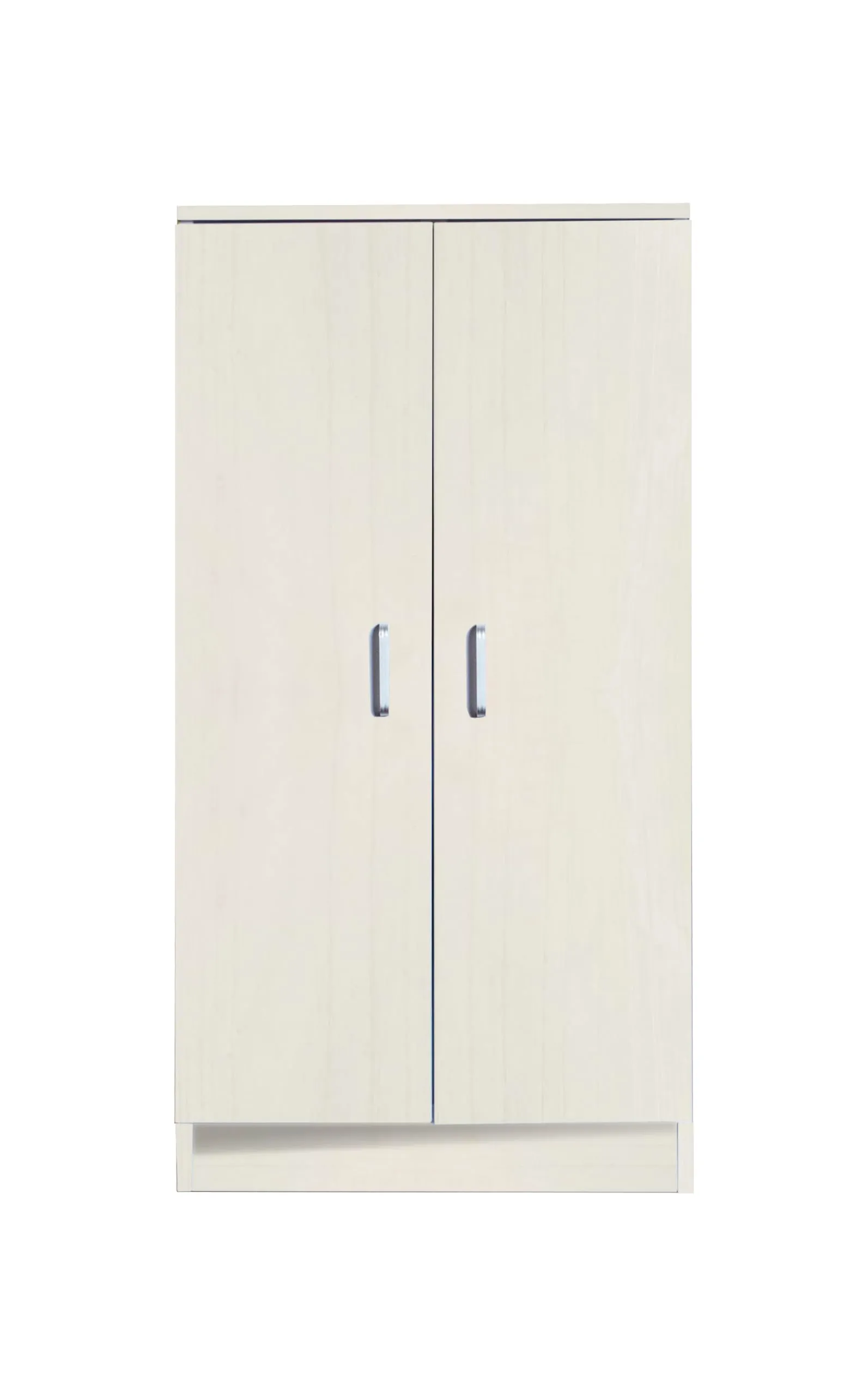 eacommerce Mobile Armadio Multiuso in Legno Scarpiera 2 Ante 6 Ripiani 55x36x108H cm Bianco Nordico - immagine 4