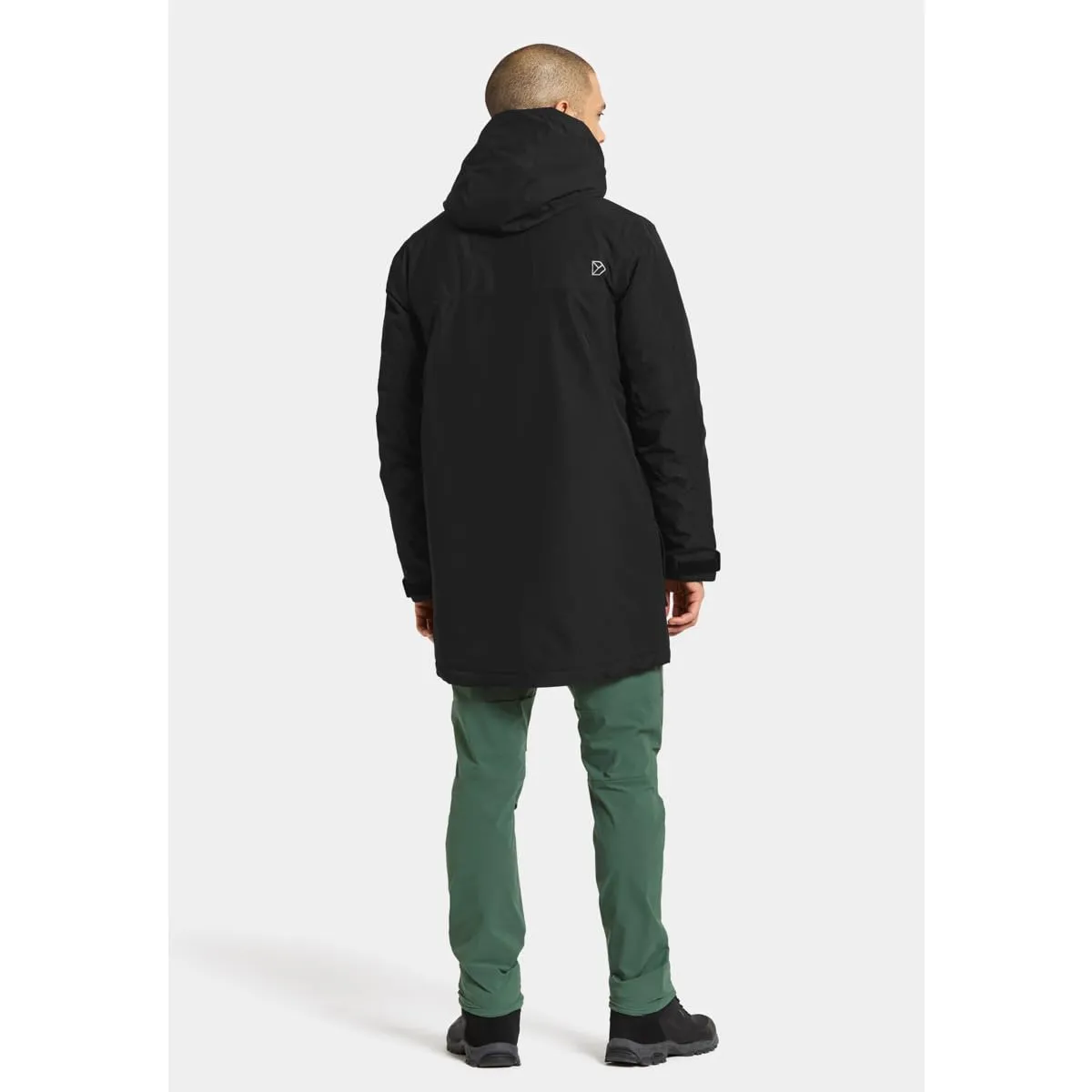 Didriksons Drew Parka invernale da uomo - Nero - XL - immagine 5