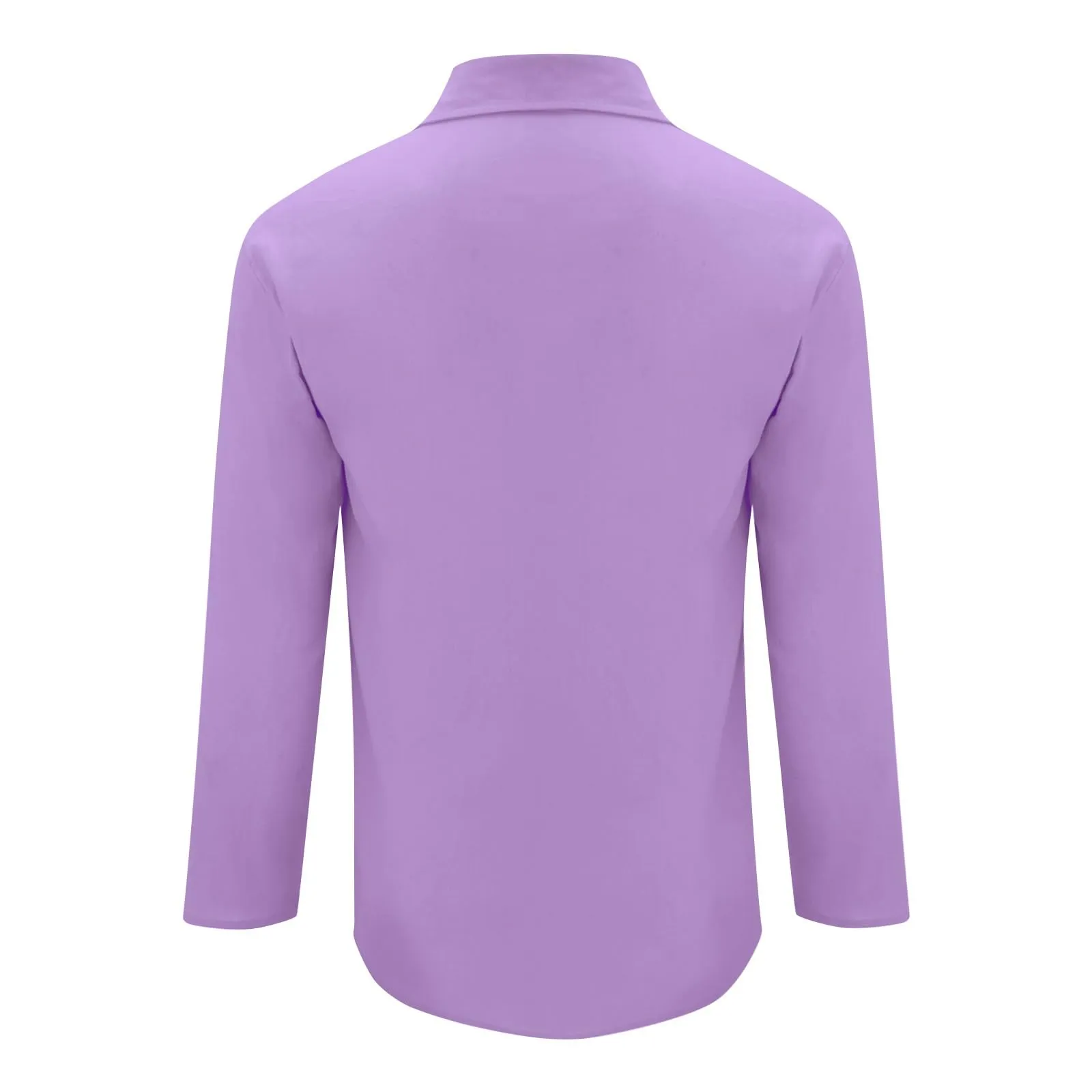 Cocila Casacca Chiffon Magliette Donna Manica Lunga Eleganti Curvy Camicia Maculata Blu - immagine 5