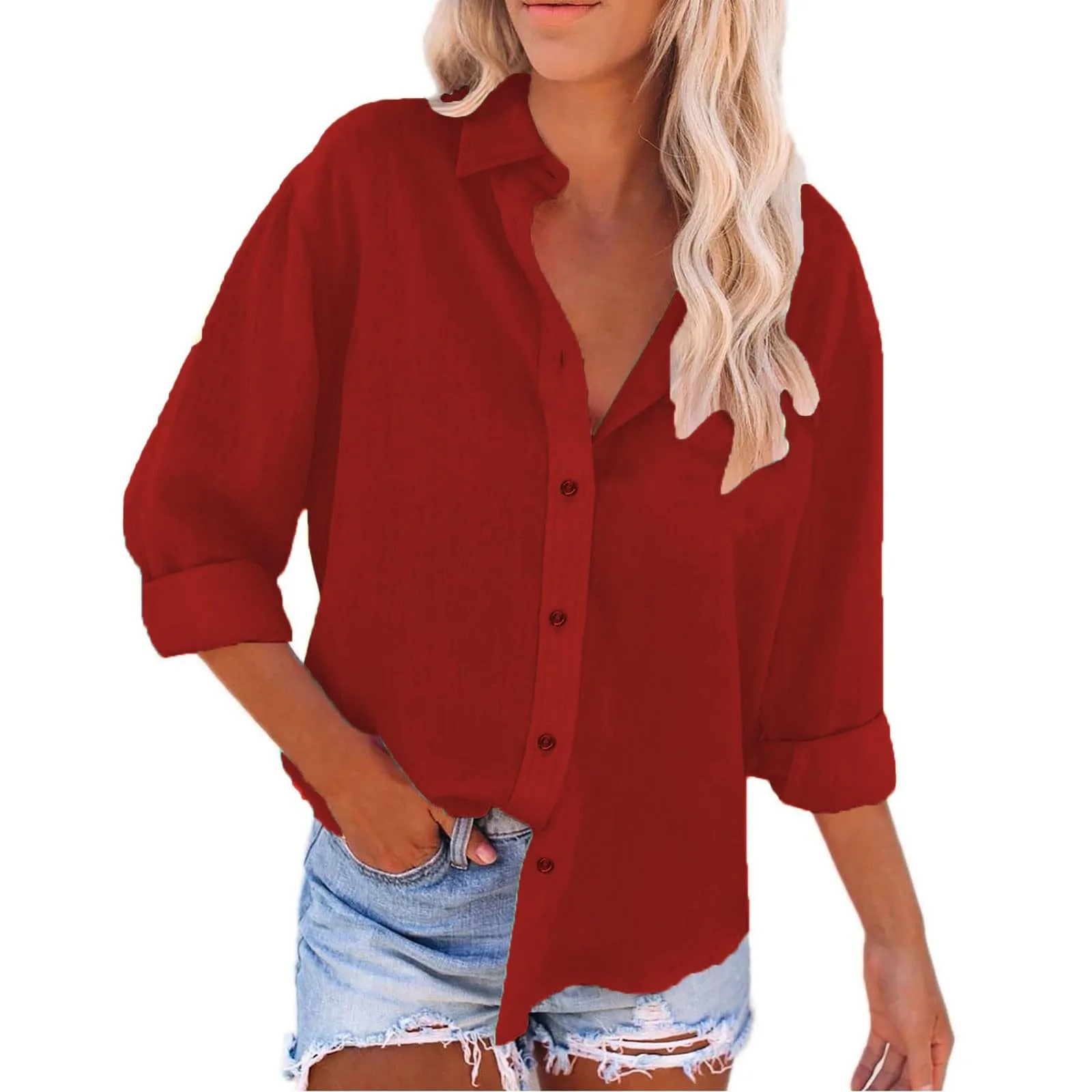 Cocila Tunica Estiva Donna Maglia Maniche A Campana Taglia 4XL - immagine 2