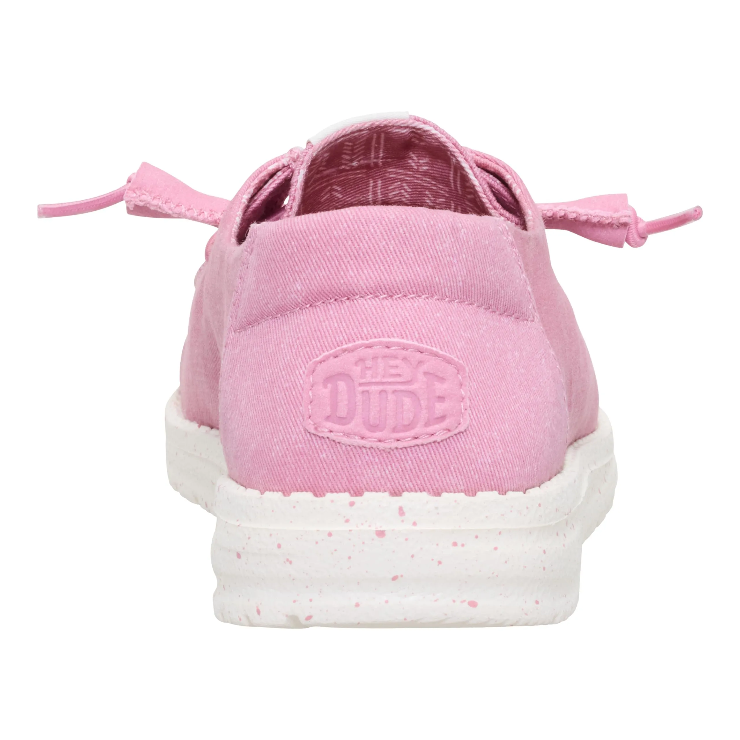 HEYDUDE Wendy Canvas Slip-On Sneakers, Rosa Foxglove, 39 - immagine 3