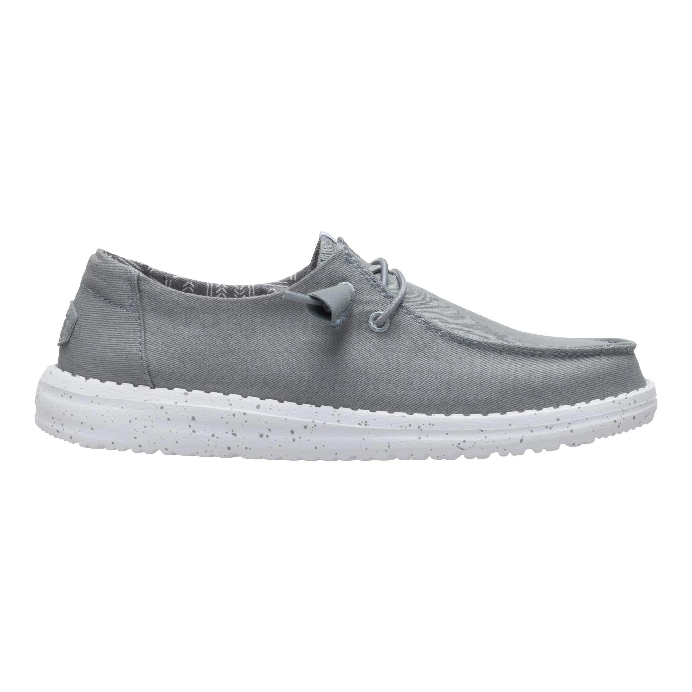 HEYDUDE Wendy Canvas Slip-On Sneakers Donna, Grigio, 40 - immagine 2