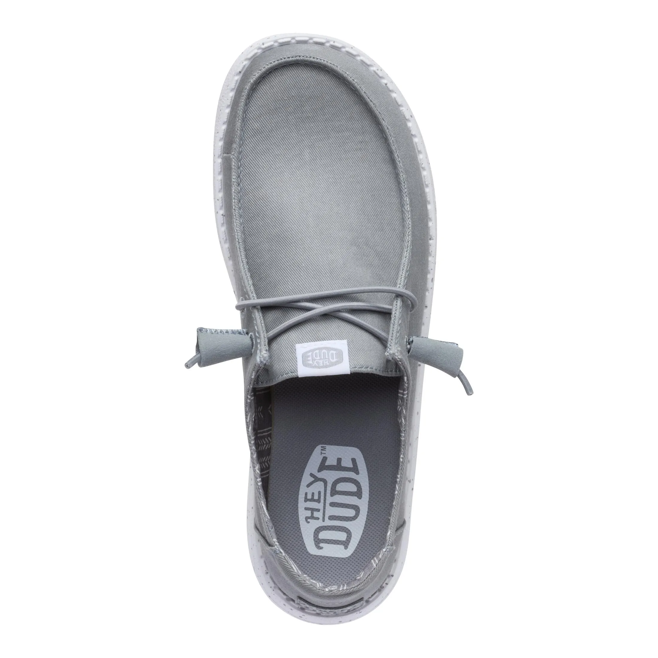 HEYDUDE Wendy Canvas Slip-On Sneakers Donna, Grigio, 40 - immagine 6