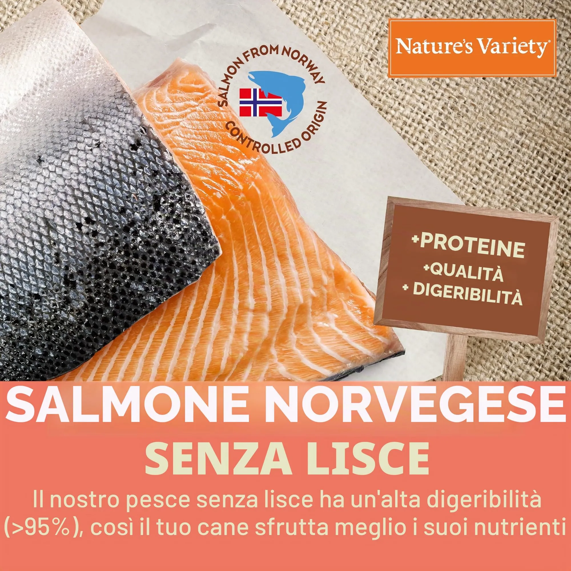 Nature's Variety Original No Grain Cibo per Cani Adulti Mini con Salmone 7 kg - immagine 6