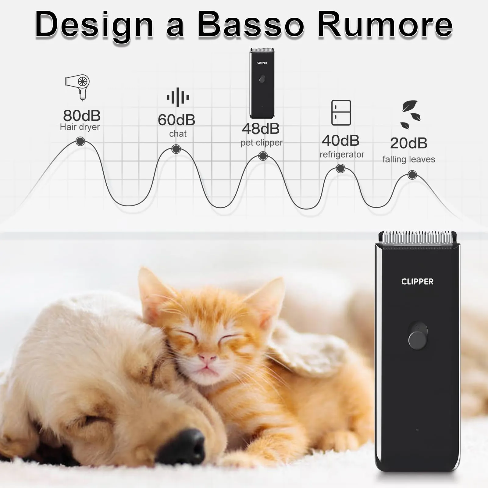 Favrison Kit Toelettatura Professionale per Cani e Gatti, Nero, LGL005 - immagine 4