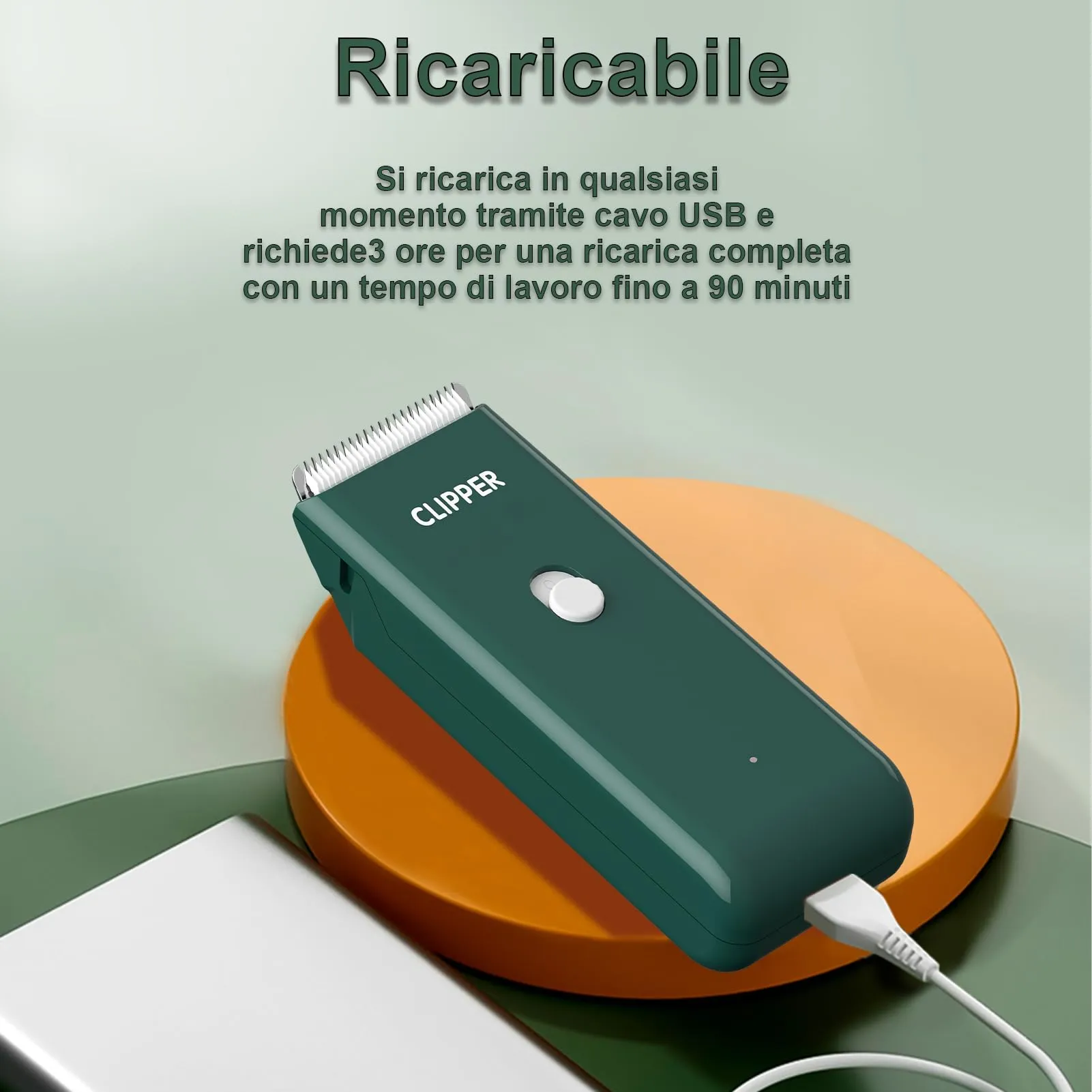 Favrison Kit Toelettatura Professionale per Cani e Gatti, Verde - immagine 6