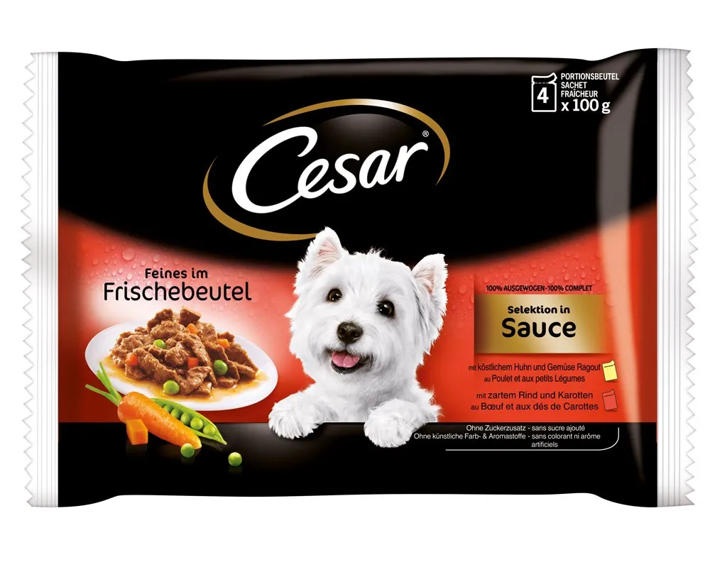 Cesar Le Delizie del Giorno Selezione in Salsa 13 x (4 x 100g) - immagine 3