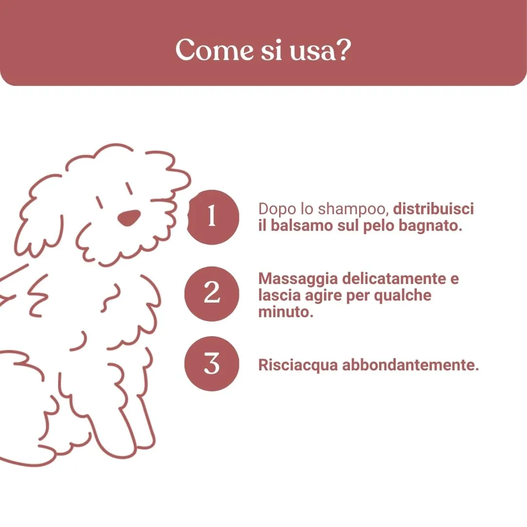 Bau Balsamo Cane Ricci Definiti Elasticizzante con Olio di Macadamia Biologico e Acqua di Riso, 250ml - immagine 7
