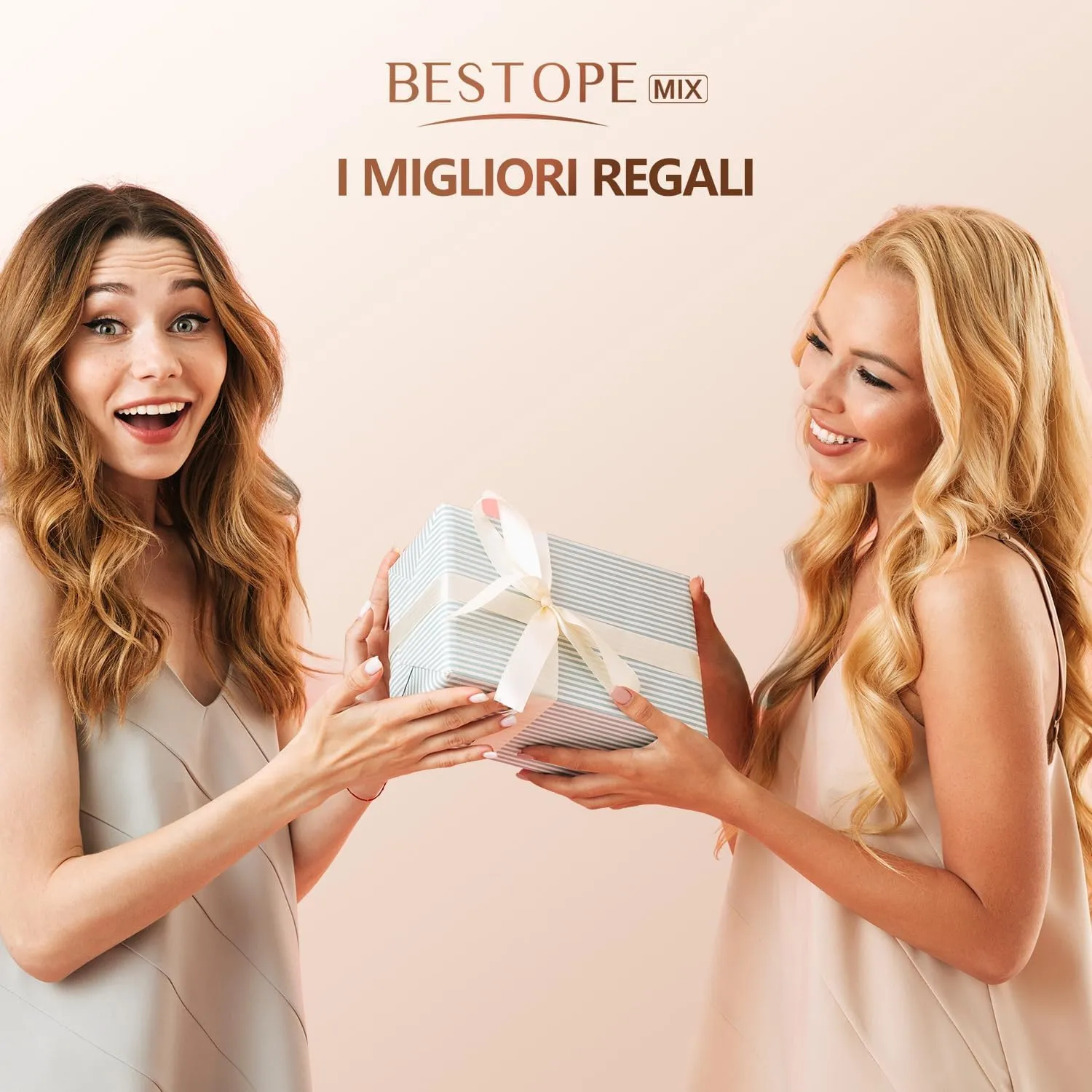 BESTOPE MIX Piastra Onde per Capelli 3 Tubi 22mm MD-J501 - immagine 8