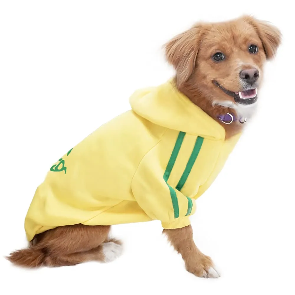 Eastlion Felpa con Cappuccio in Cotone per Cani, Giallo, L - immagine 1