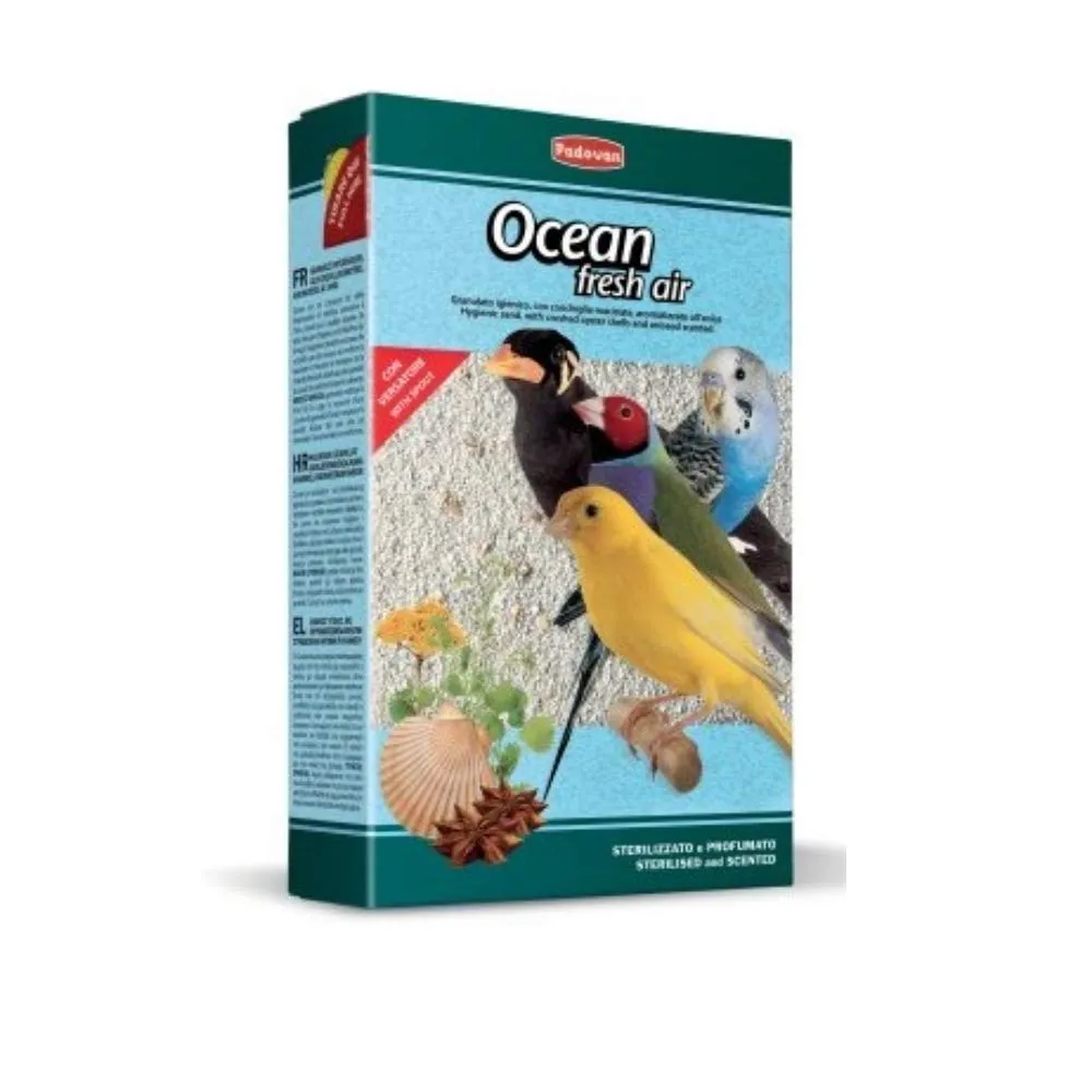 Padovan Sabbia Oceanica per Uccelli all'Anice, Depolverizzata e Sterilizzata, 1 kg - immagine 1