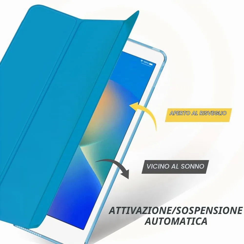 MoKo Cover for iPad 9th/8th/7th Gen 10.2" (2019-2021), Porto Blu - immagine 5