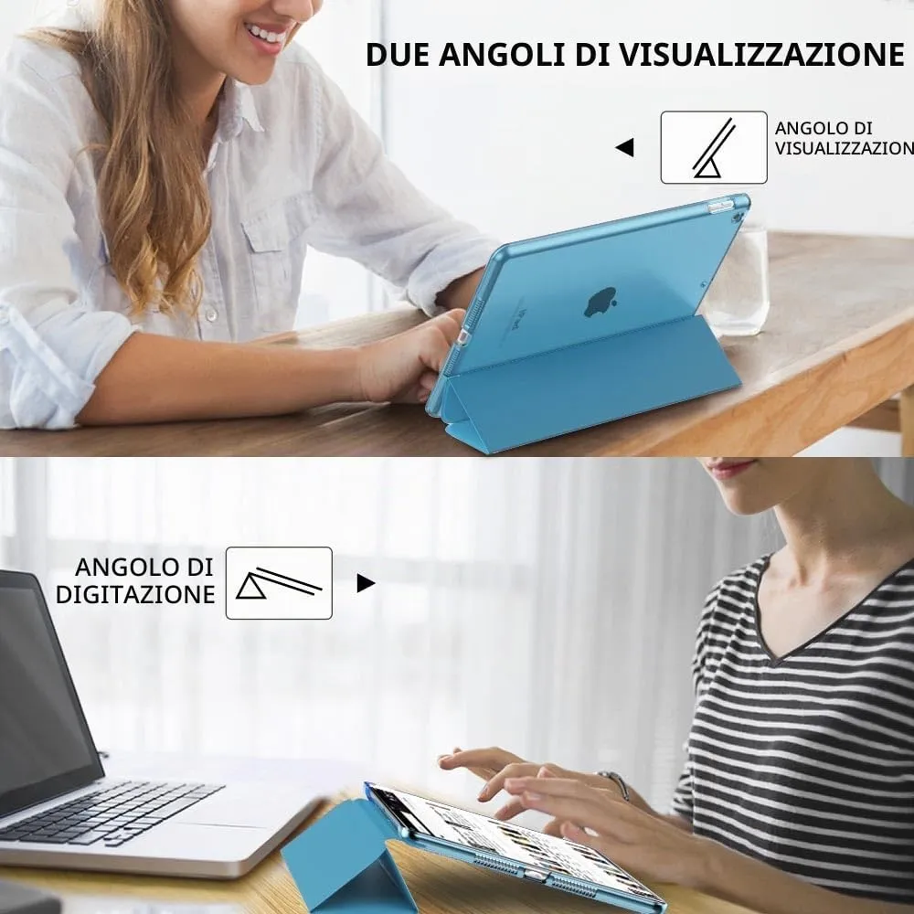 MoKo Cover for iPad 9th/8th/7th Gen 10.2" (2019-2021), Porto Blu - immagine 6
