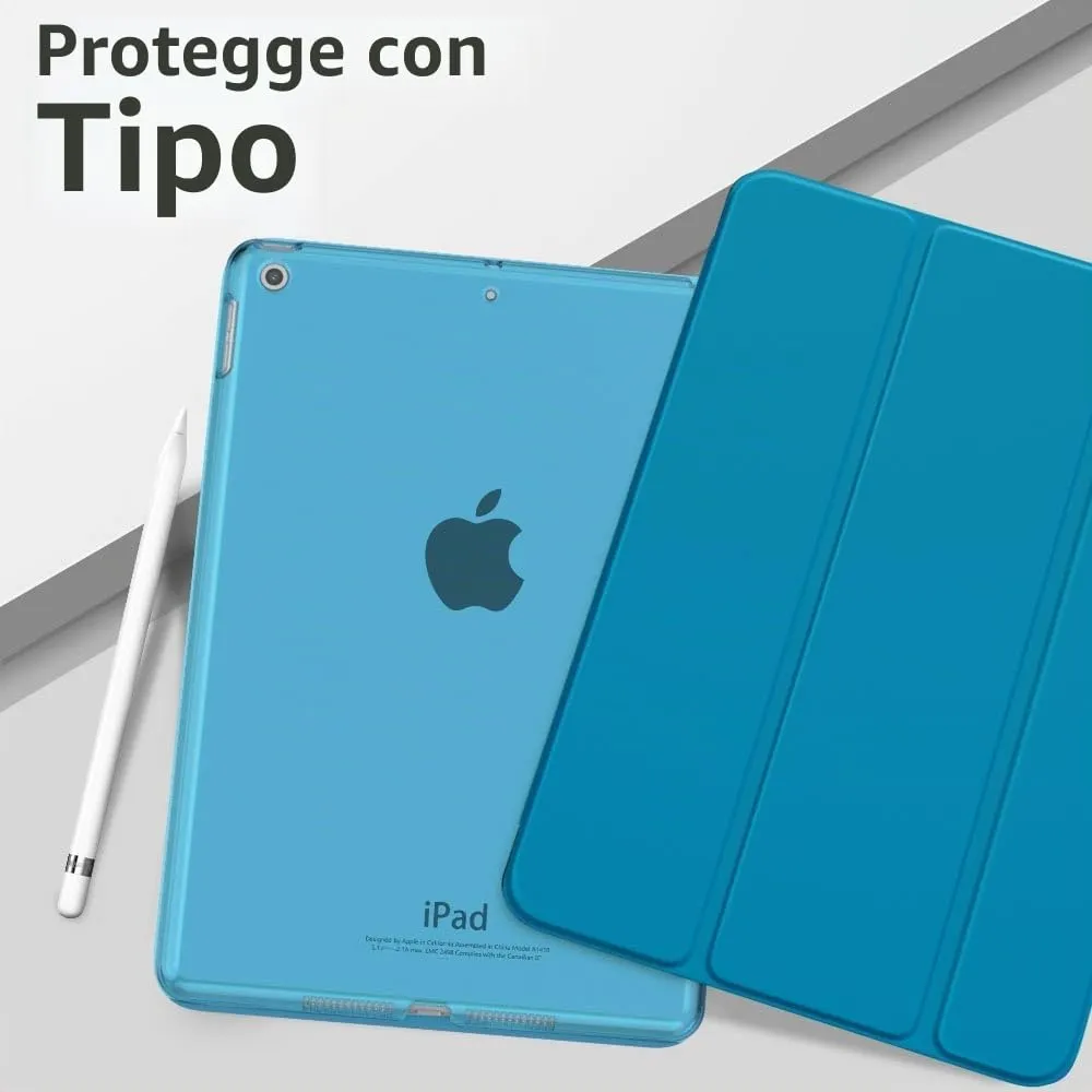 MoKo Cover for iPad 9th/8th/7th Gen 10.2" (2019-2021), Porto Blu - immagine 9