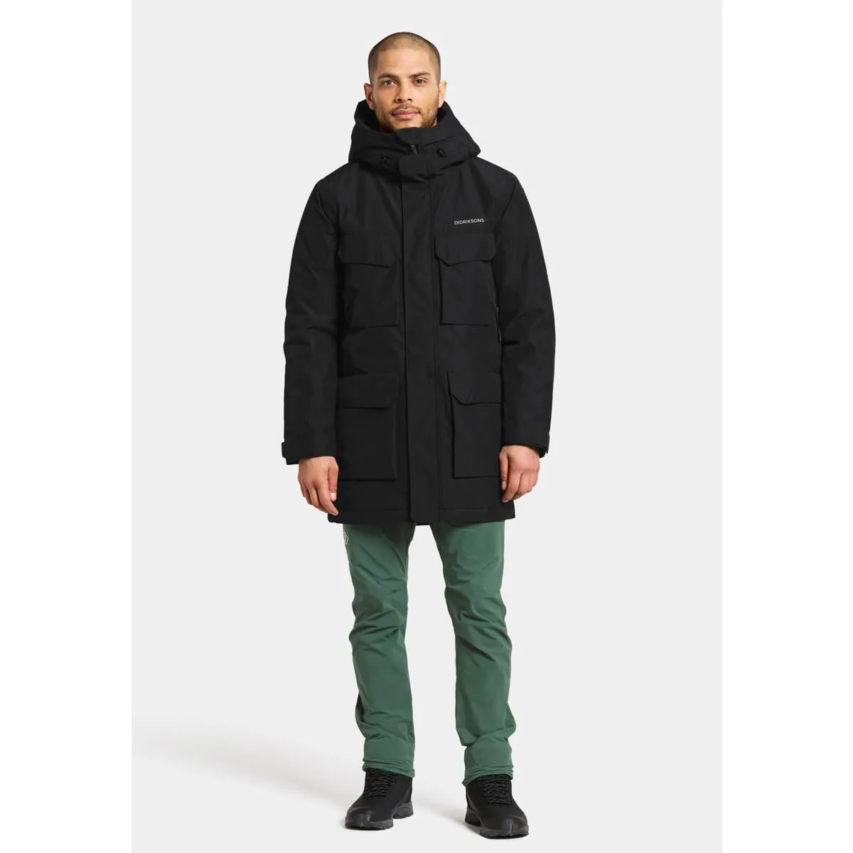 Didriksons Drew Parka da Uomo - Nero - XXL - immagine 2