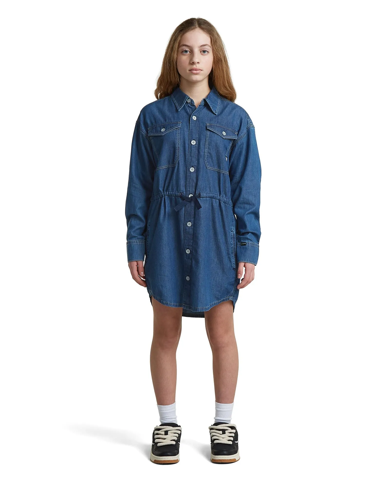 G-Star Relaxed Drawcord Dress G - Mid Used Blue - 16 Years - immagine 1