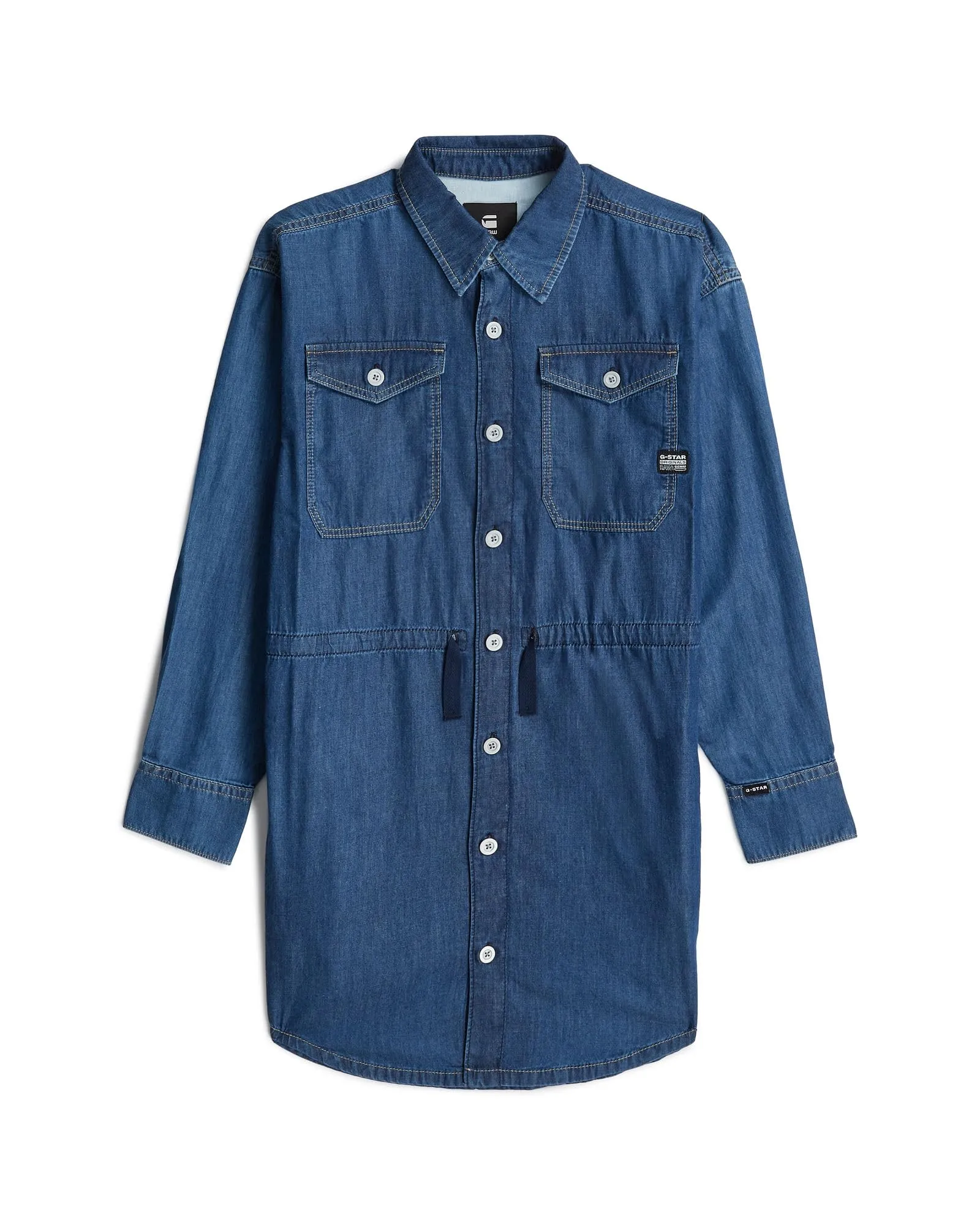 G-Star Relaxed Drawcord Dress G - Mid Used Blue - 16 Years - immagine 4