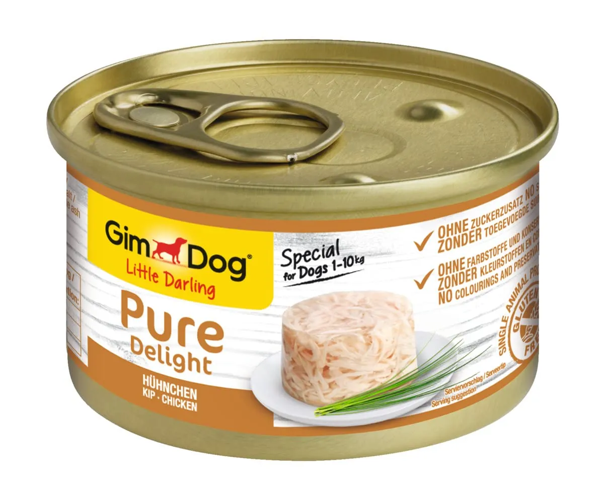 GimDog Pure Delight Pollo Snack per Cani, 12 x 85 g - immagine 1