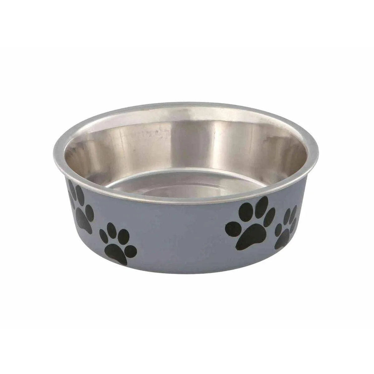 Trixie Ciotola per cibo per cani in acciaio inossidabile con rivestimento in plastica, diametro 12 cm, colori assortiti - immagine 5