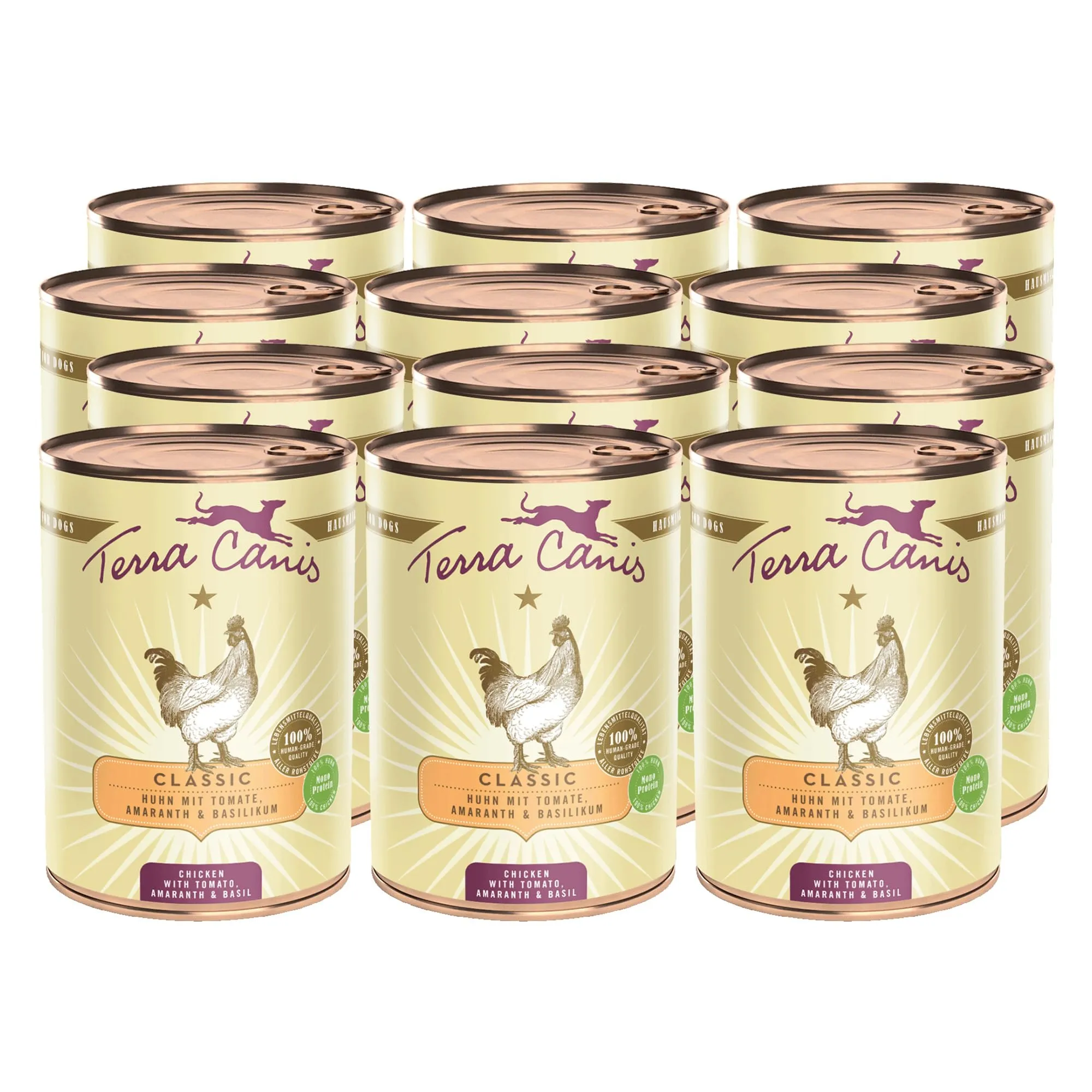 Terra Canis Classic Pollo con pomodoro, cibo umido per cani, 12x400g - immagine 1