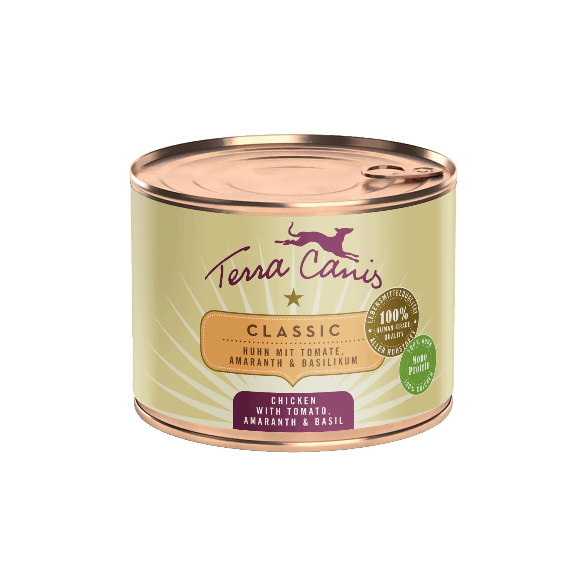 Terra Canis Pollo con pomodoro e amaranto, cibo Classic per cani, 200g - immagine 1