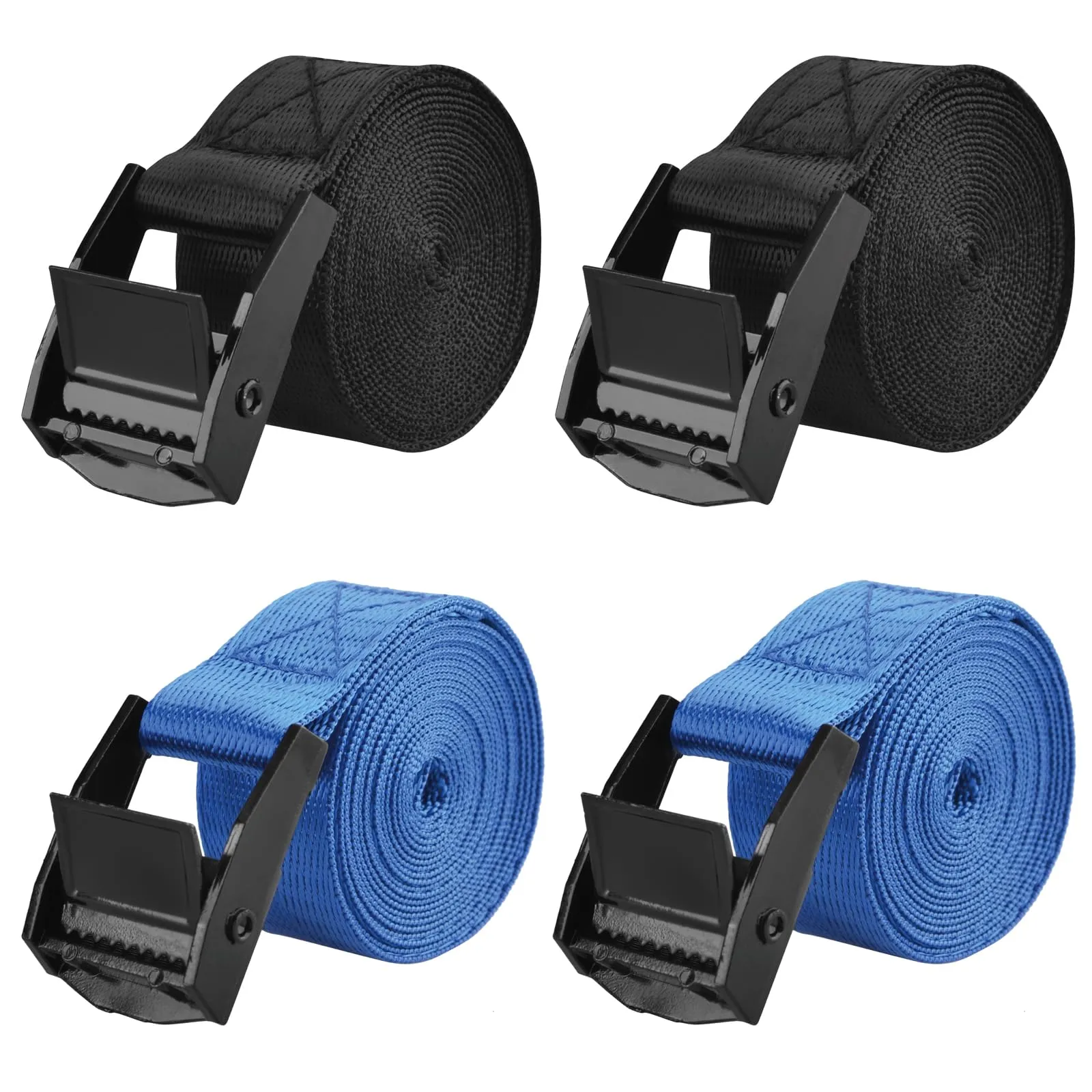 TRIWONDER Cinghie di fissaggio in nylon con fibbia a cam, 2 m - immagine 1