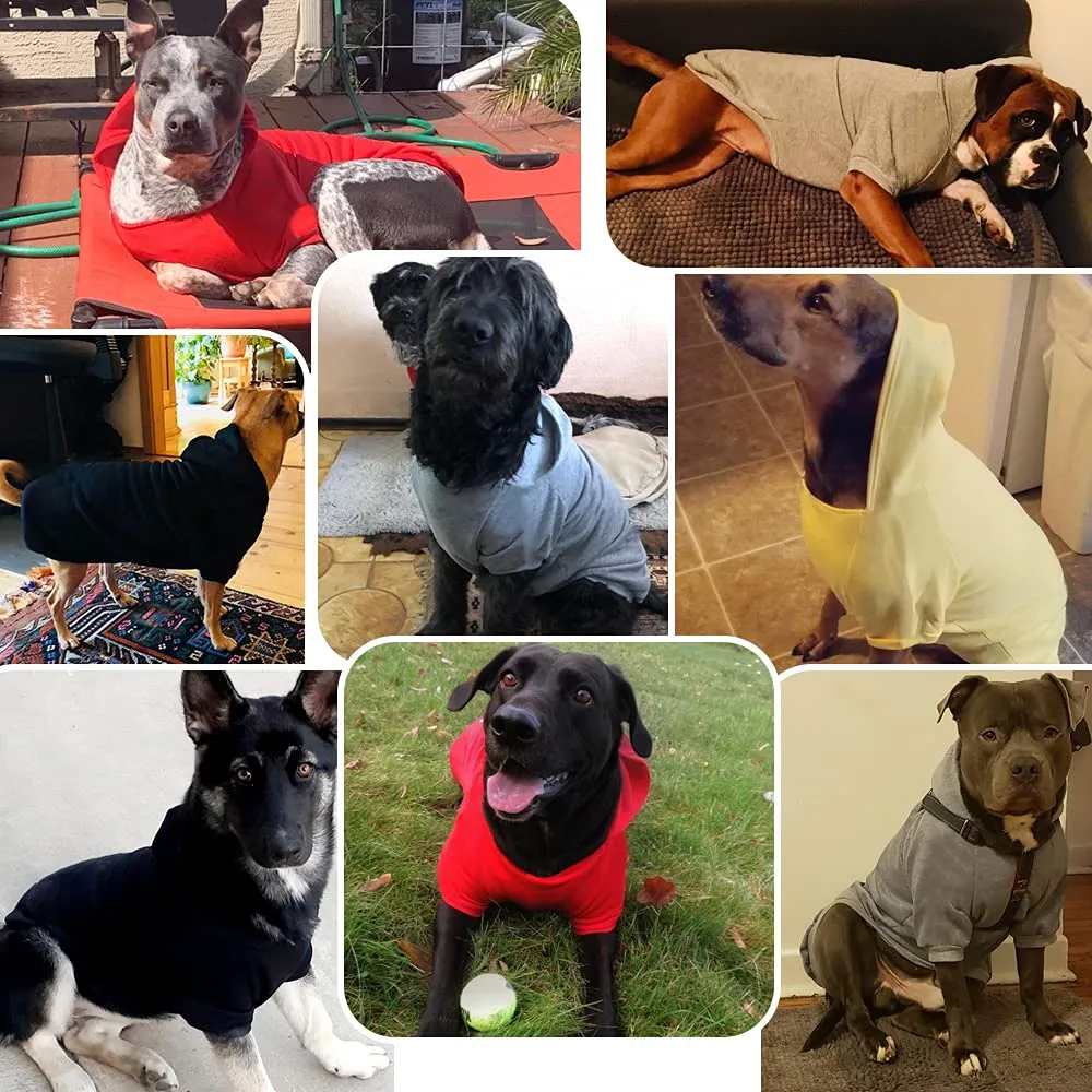 Eastlion Felpa con Cappuccio in Cotone per Cane, Rosso, 2XL - immagine 6