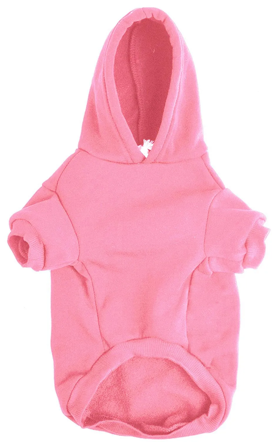 Izefia Felpa con Cappuccio per Cani Miss Univers, Cotone e Pile, Rosa, Taglia S - immagine 3