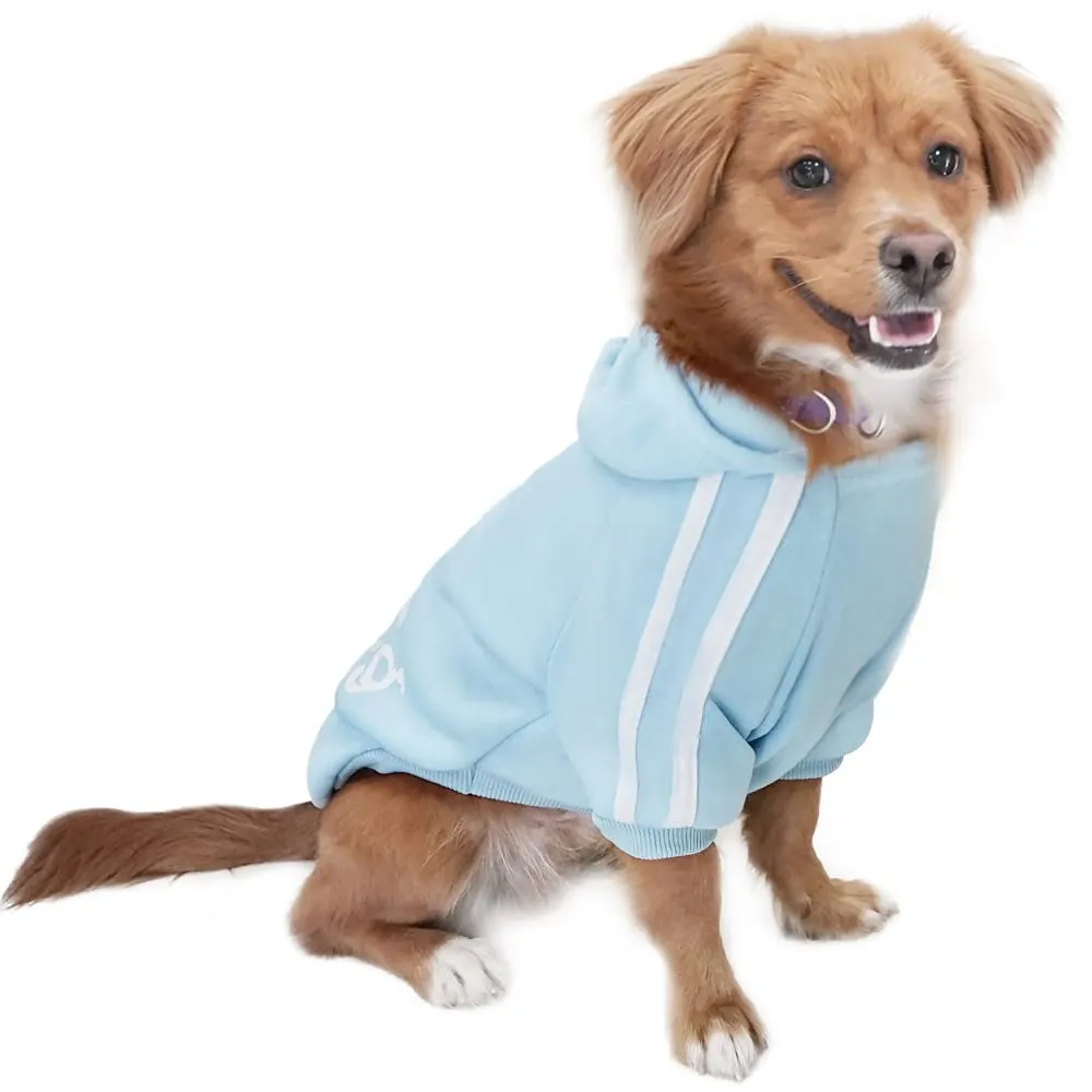 Eastlion Felpa con Cappuccio per Cane in Cotone, Azzurro, 2XL - immagine 1