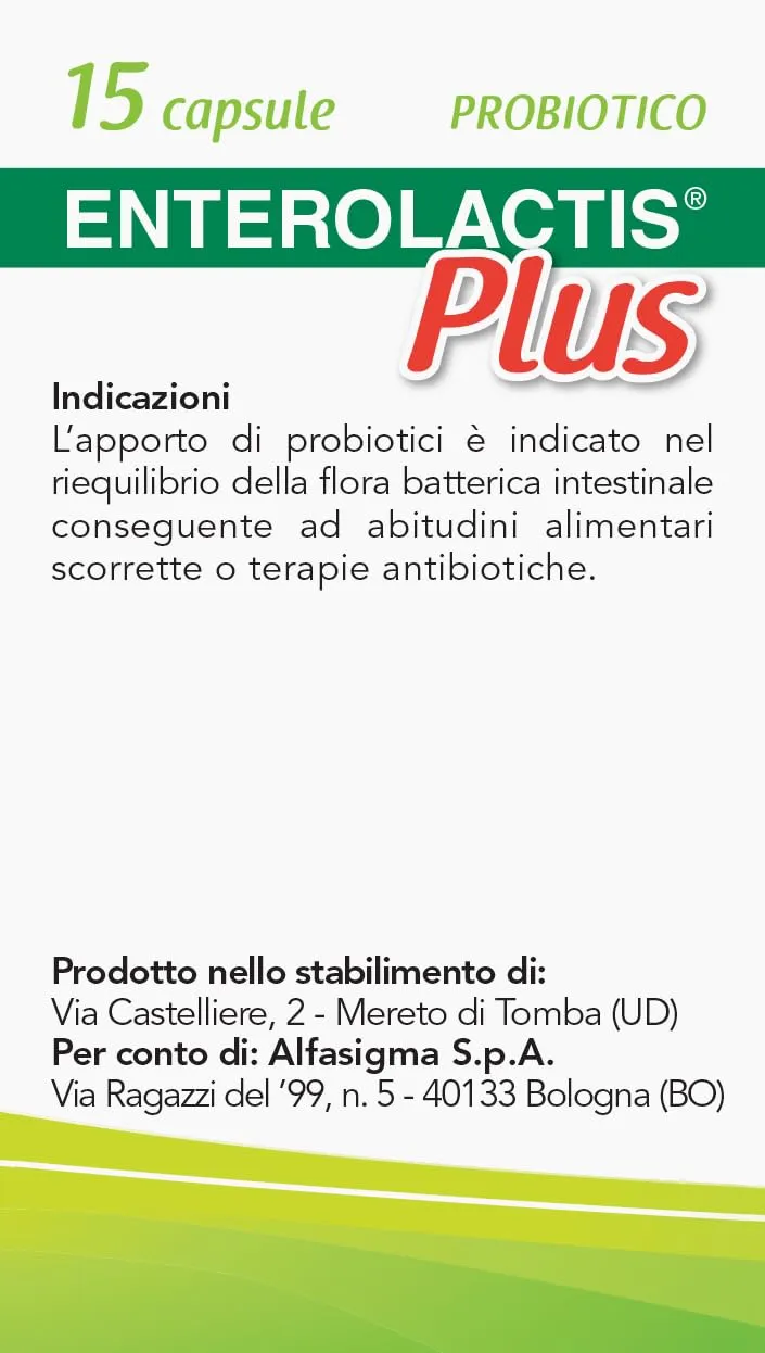 Enterolactis Plus, 15 capsule - immagine 9