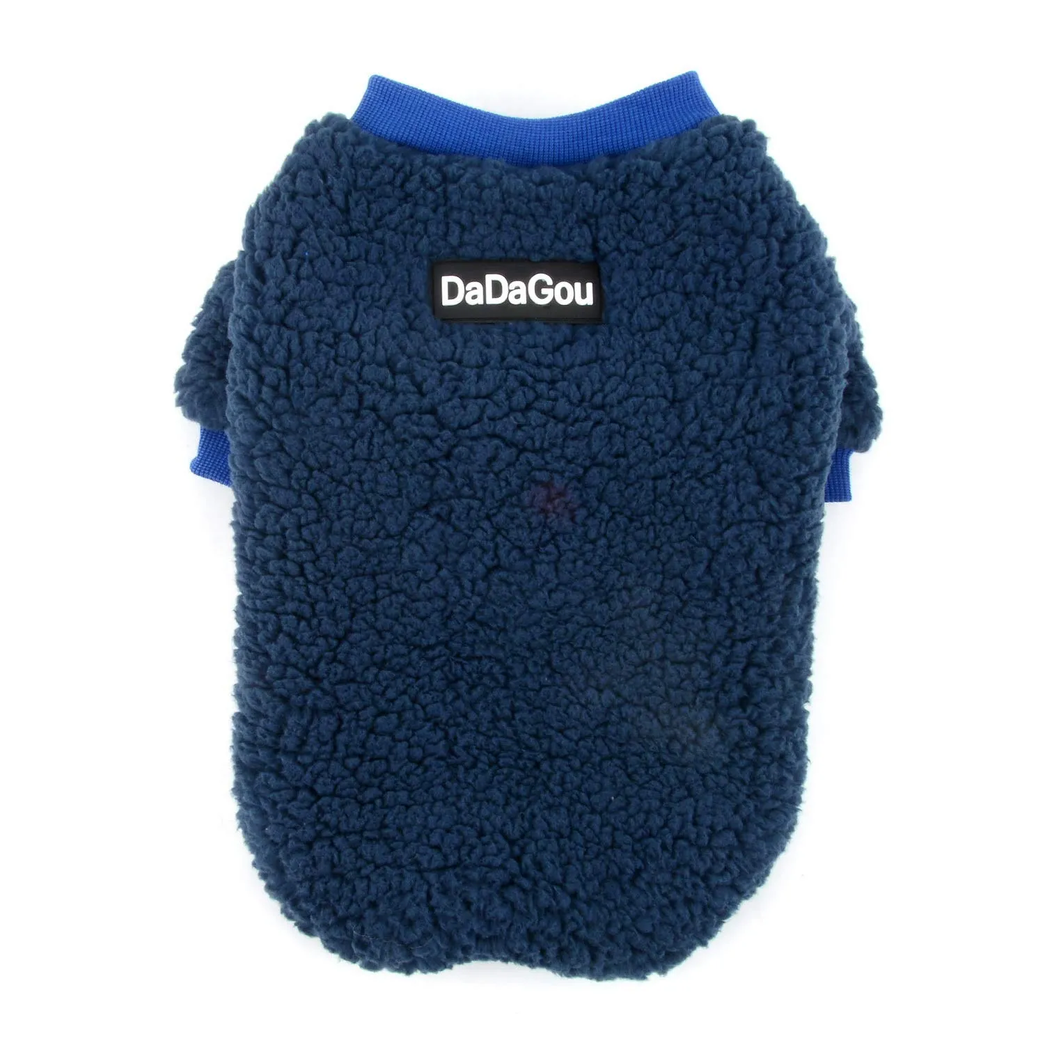 Zunea Cappotto Invernale in Pile per Cani e Gatti di Piccola Taglia, Blu, S - immagine 4
