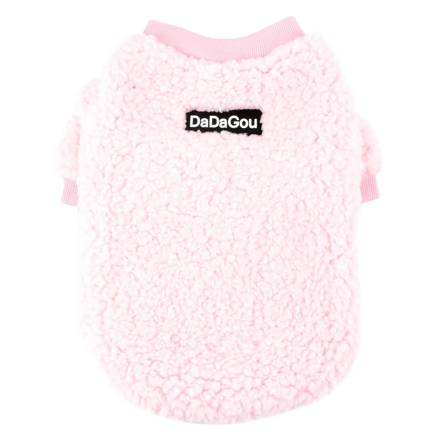 Zunea Cappotto Invernale in Pile per Cani e Gatti, Rose, XL - immagine 4
