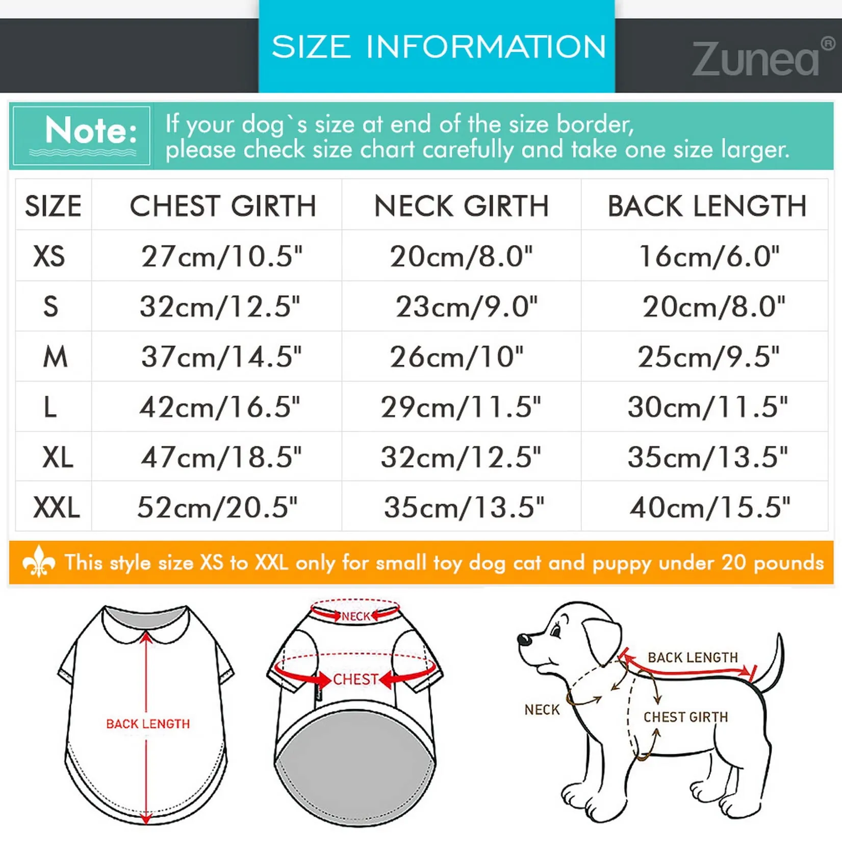 Zunea Cappotto Invernale in Pile per Cani di Piccola Taglia e Gatti, Grigio XL - immagine 5