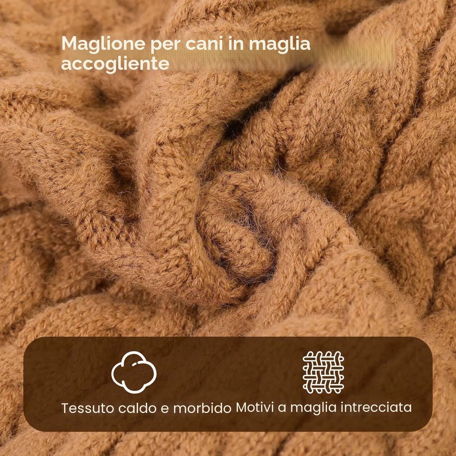 ASENKU Maglione per Cane Taglia XS - immagine 2