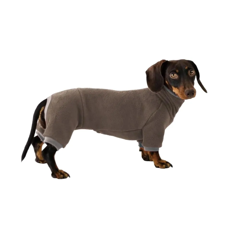 ESCCBOO Maglione a collo alto per Bassotti, Marrone, S - immagine 1