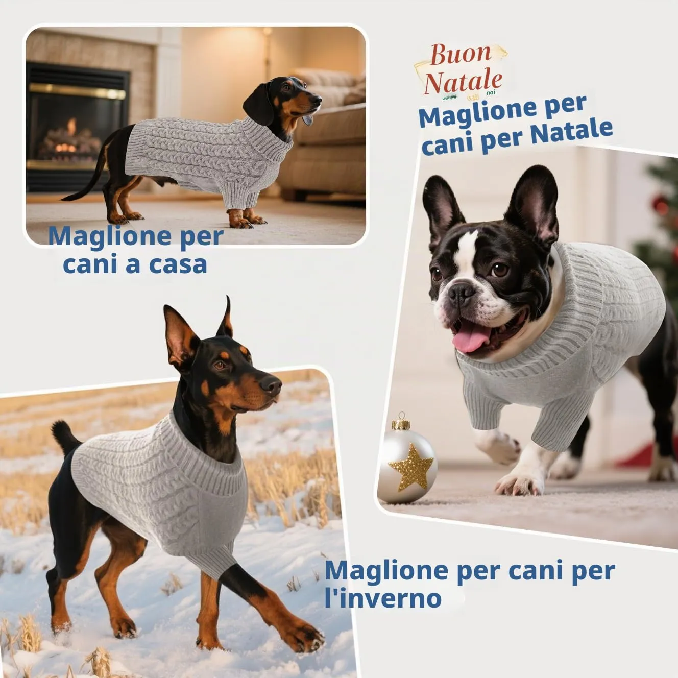 ASENKU Maglione per Cane, Taglia XL, Tinta Unita - immagine 7