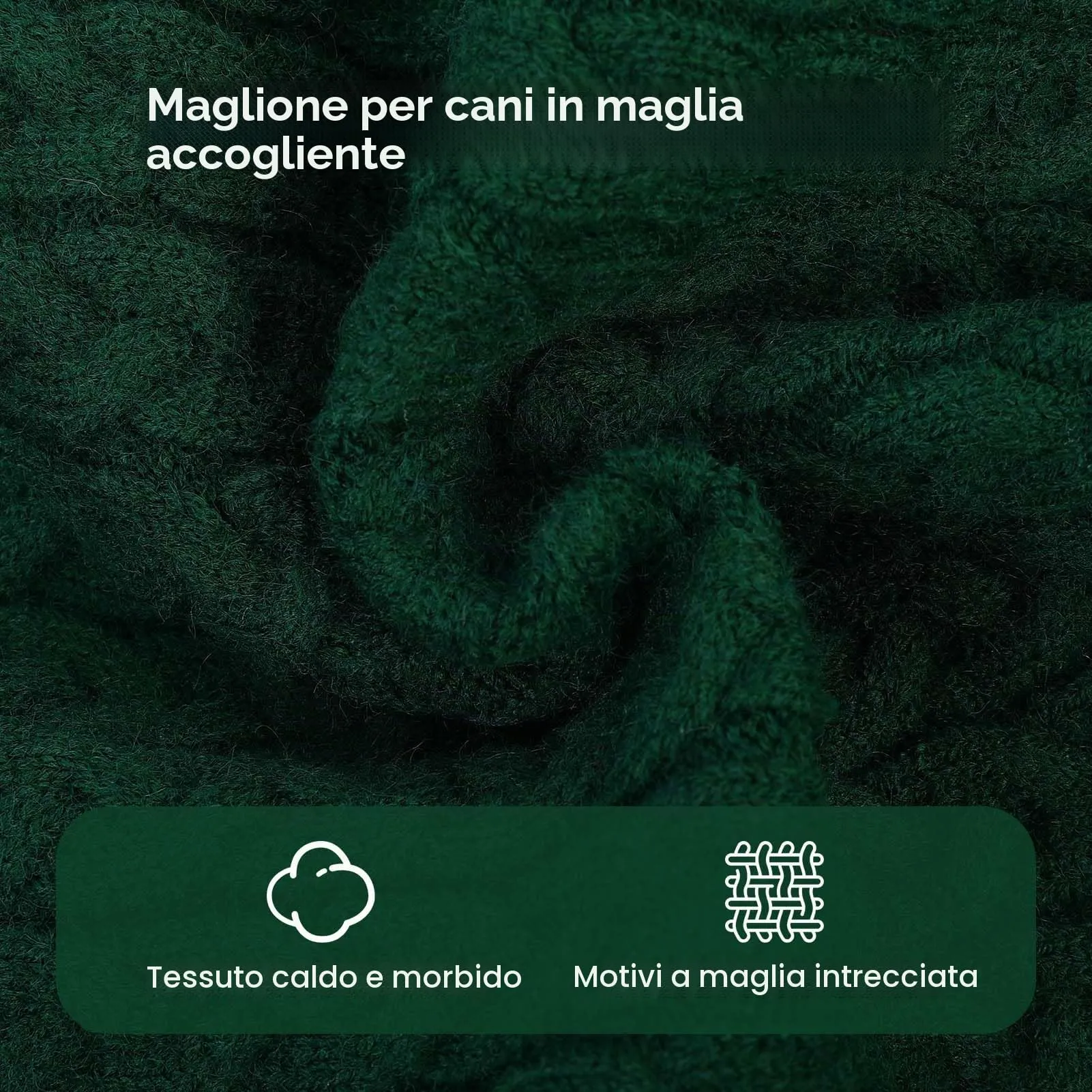 ASENKU Maglione per Cani Grandi, Taglia 2XL - immagine 2