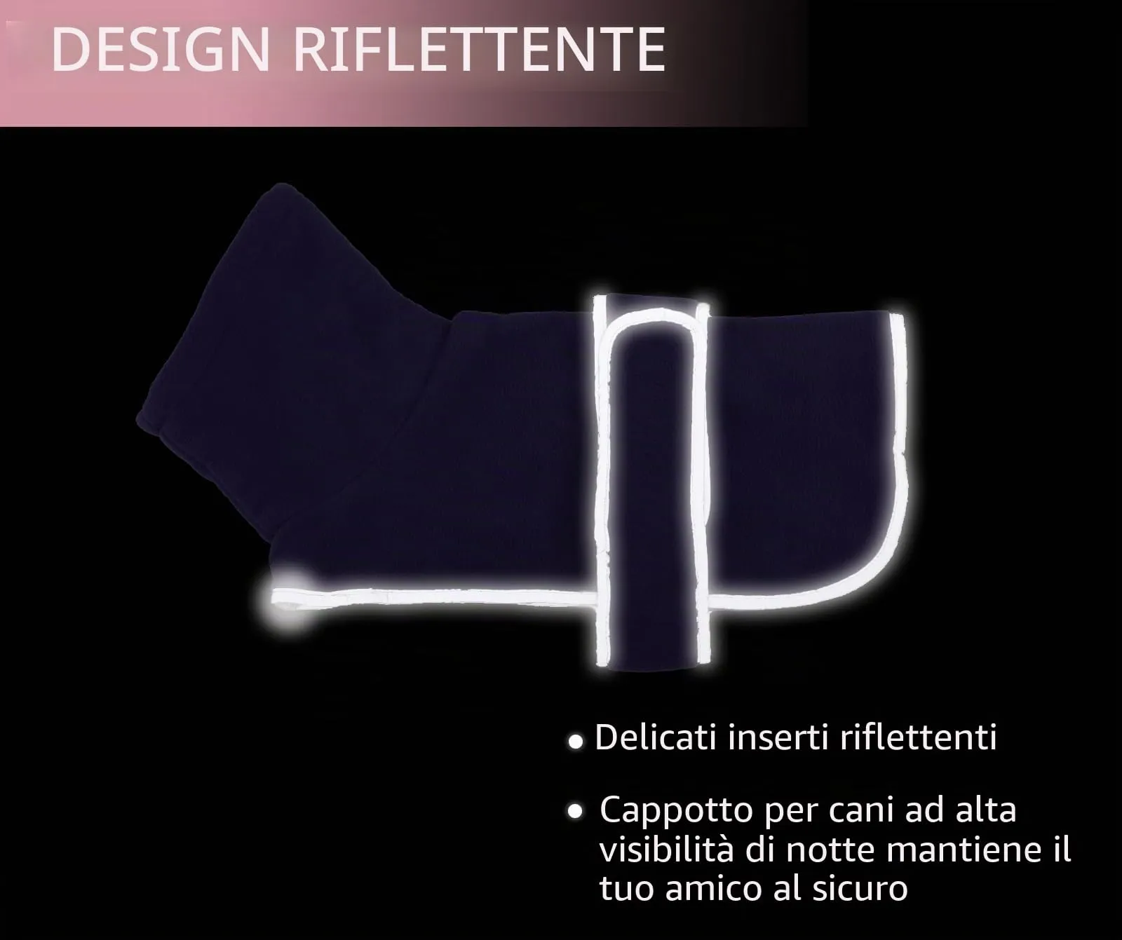 Geyecete Cappotto Invernale in Pile per Bassotti con Foro per Imbracatura, Viola, XS - immagine 5