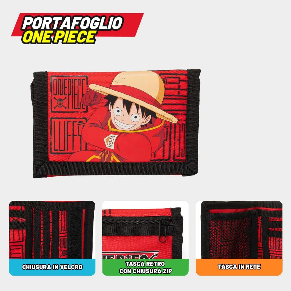 Franco Cosimo Panini Portafoglio Ufficiale One Piece, 13 x 8,5 cm - immagine 2