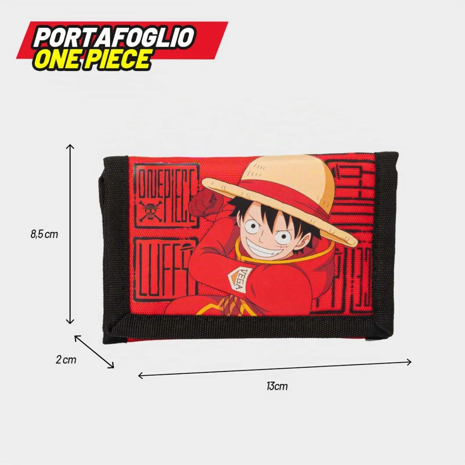 Franco Cosimo Panini Portafoglio Ufficiale One Piece, 13 x 8,5 cm - immagine 4