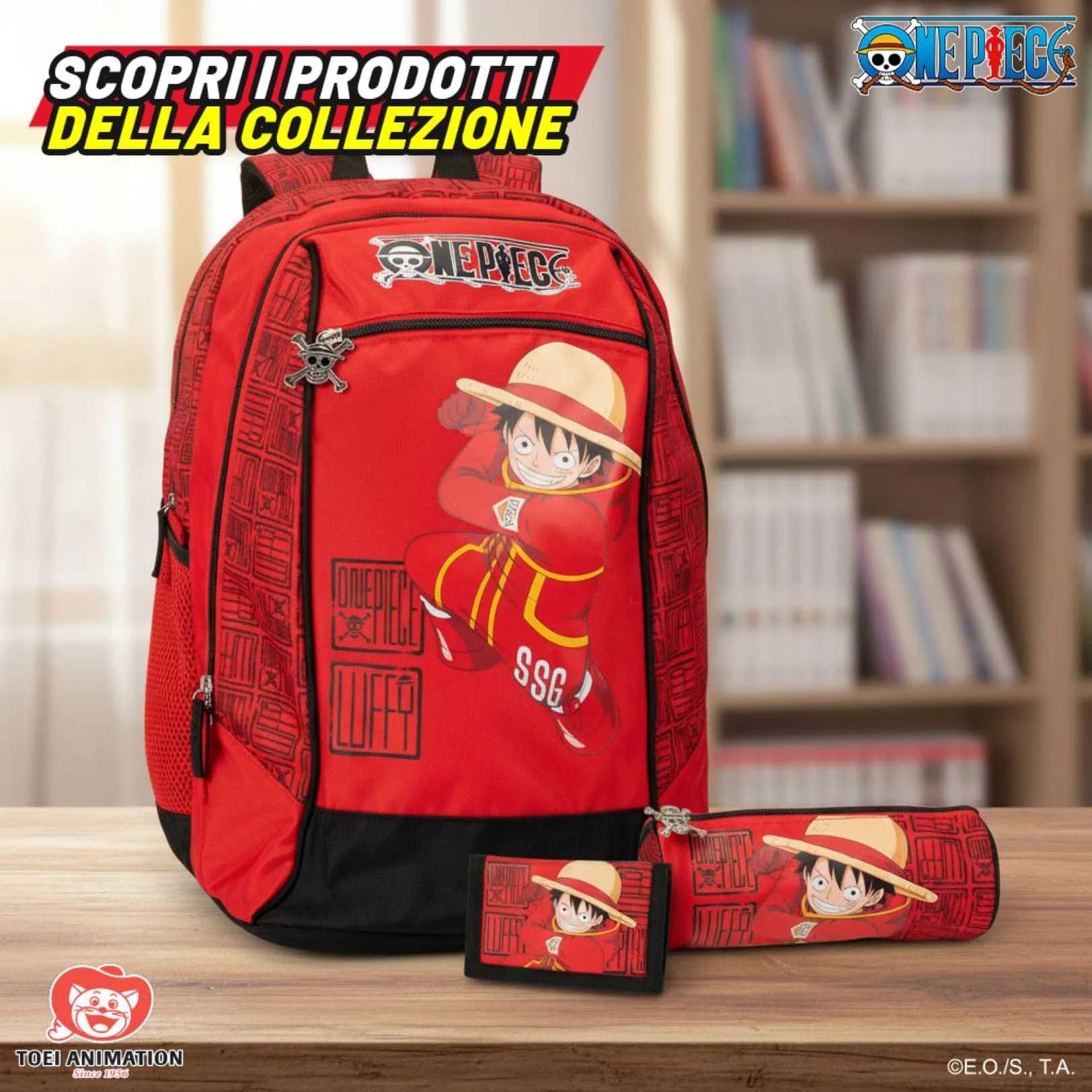 Franco Cosimo Panini Portafoglio Ufficiale One Piece, 13 x 8,5 cm - immagine 6