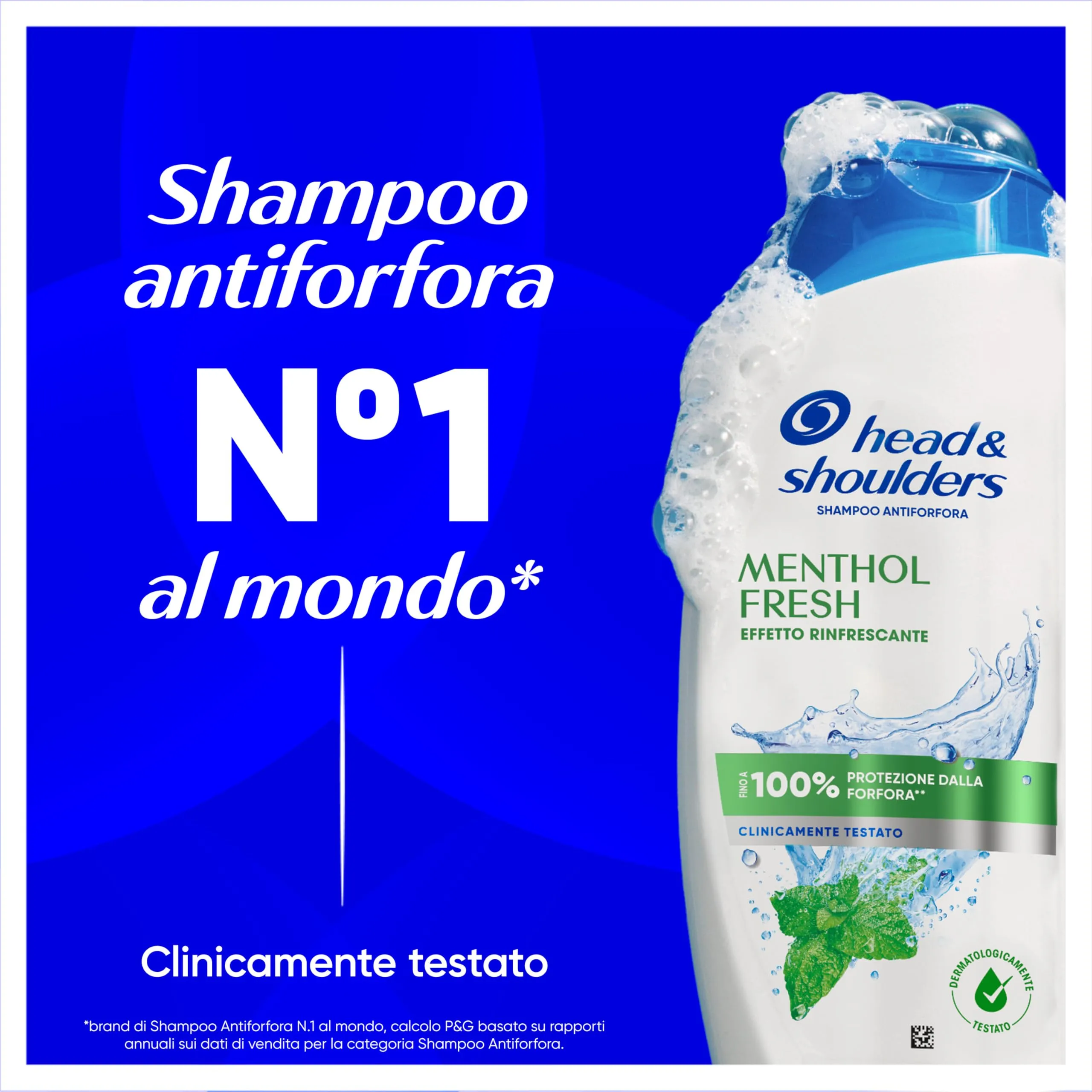 Head & Shoulders Shampoo Antiforfora Menthol Fresh 400ml - immagine 2