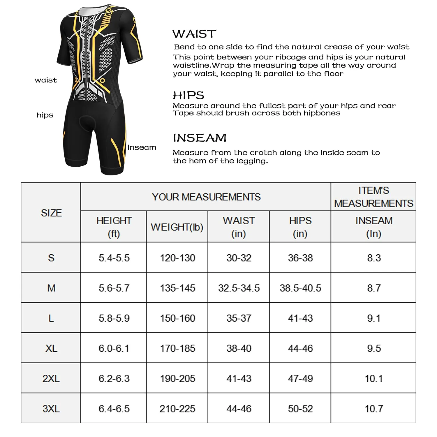 Lo.gas Tuta Triathlon Uomo Stretch Full Zip Antivento Traspirante Riflettente Imbottita Colore Solido - immagine 5